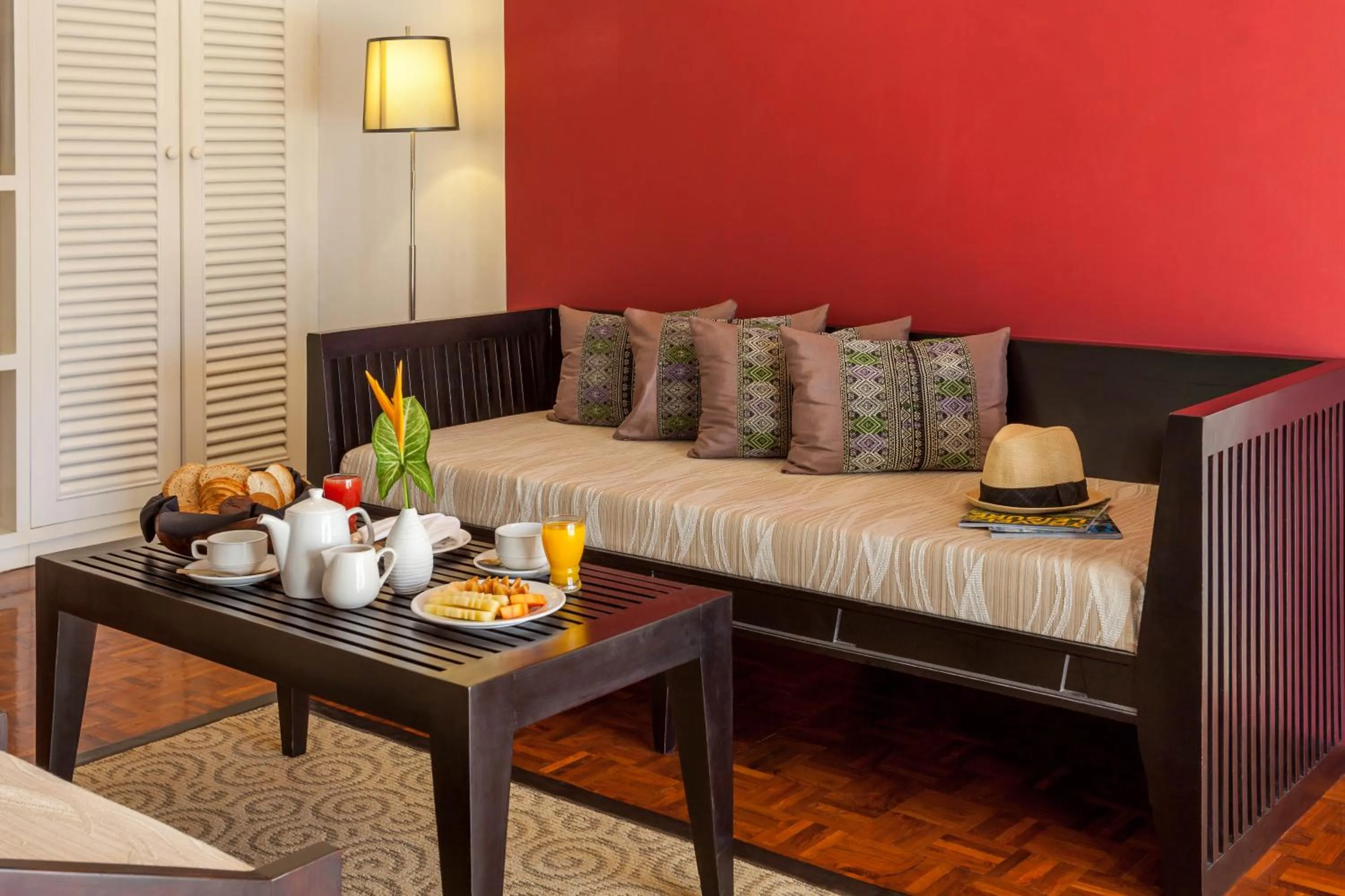 Living room, Bed in Homm Souvannaphoum Luang Prabang, part of Banyan Group