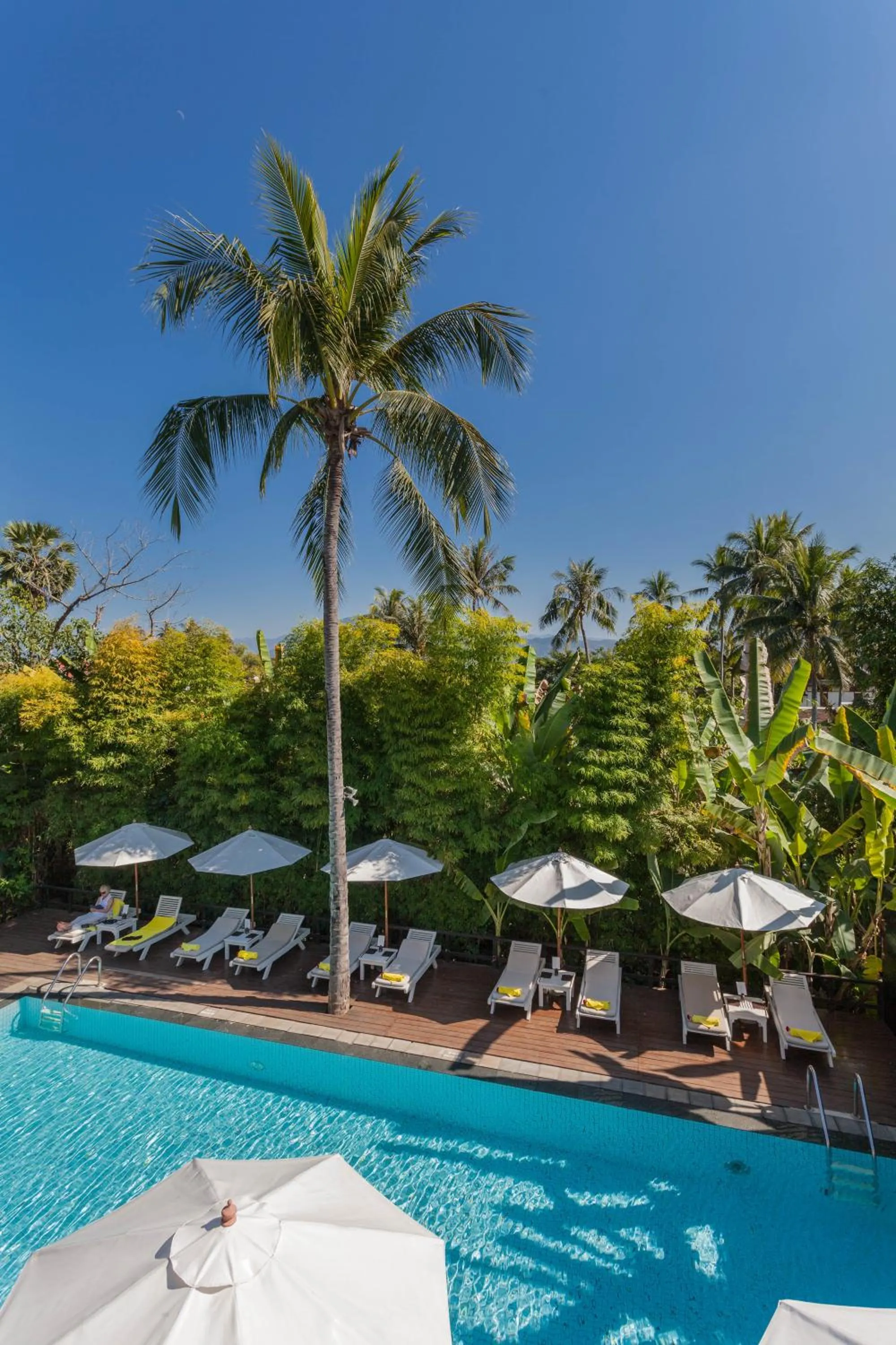 Pool view in Homm Souvannaphoum Luang Prabang, part of Banyan Group