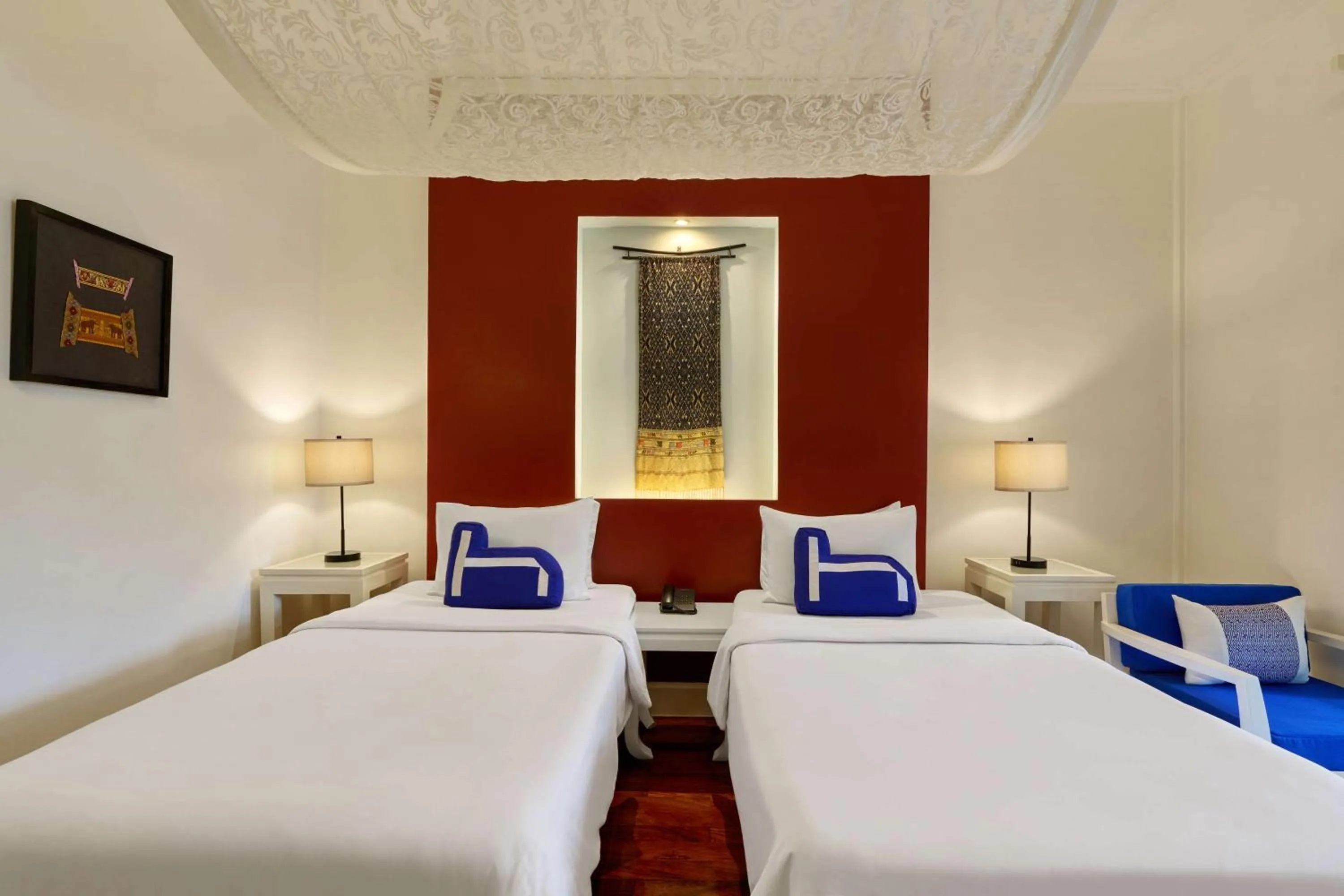 Bedroom, Bed in Homm Souvannaphoum Luang Prabang, part of Banyan Group