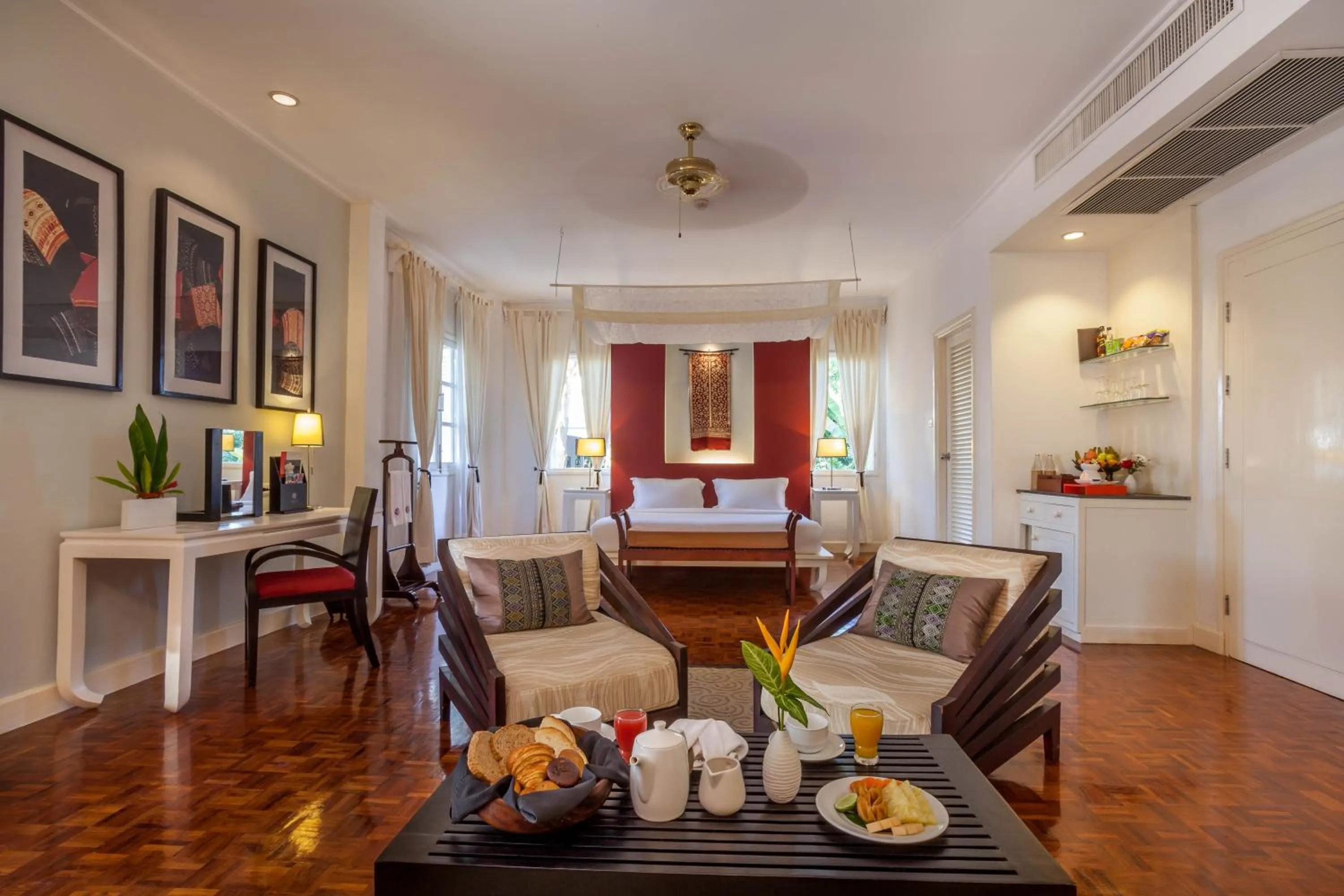 Decorative detail in Homm Souvannaphoum Luang Prabang, part of Banyan Group