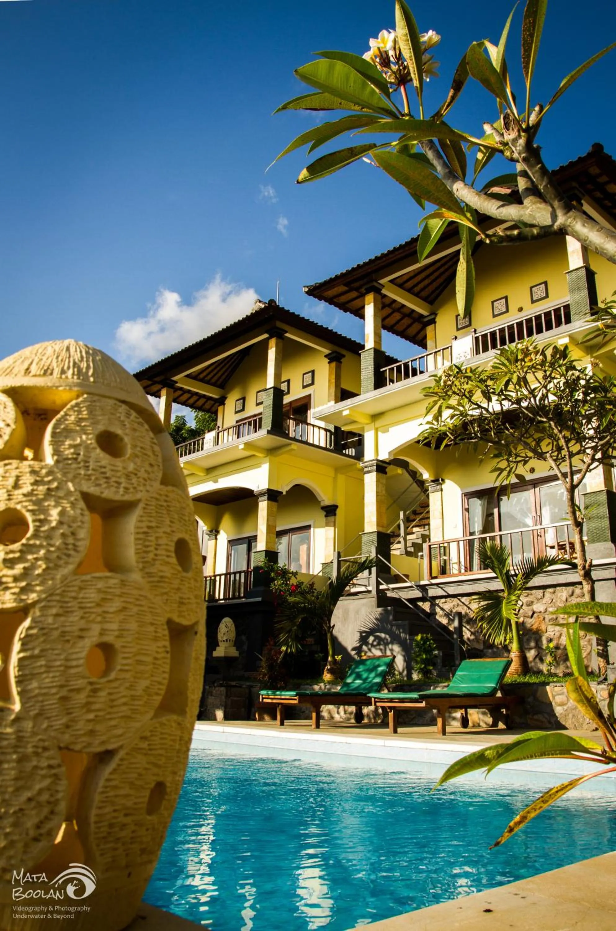 Decorative detail in Beten Waru Bungalow and Restaurant