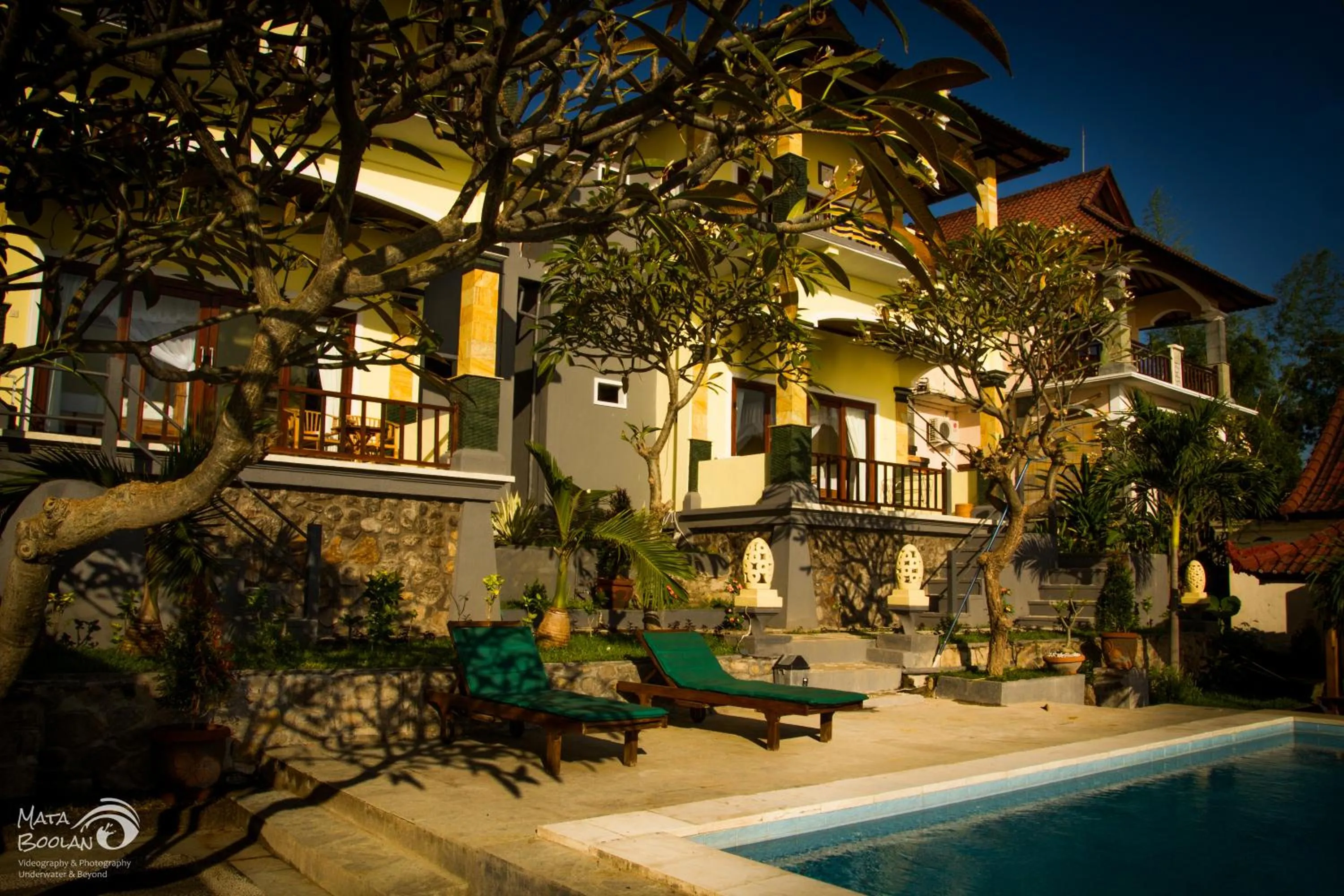 Decorative detail in Beten Waru Bungalow and Restaurant