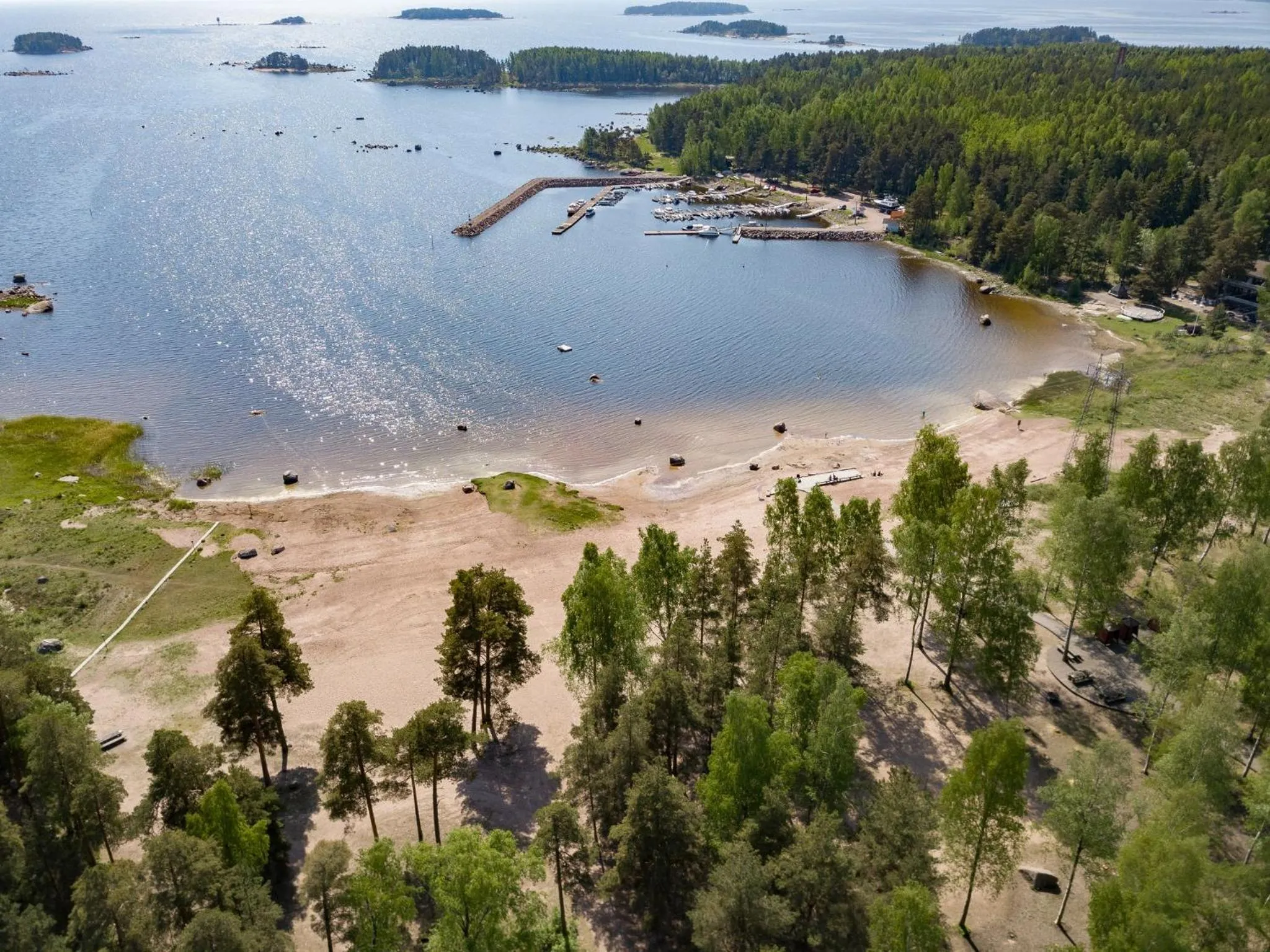 Bird's eye view in Beach Hotel Santalahti