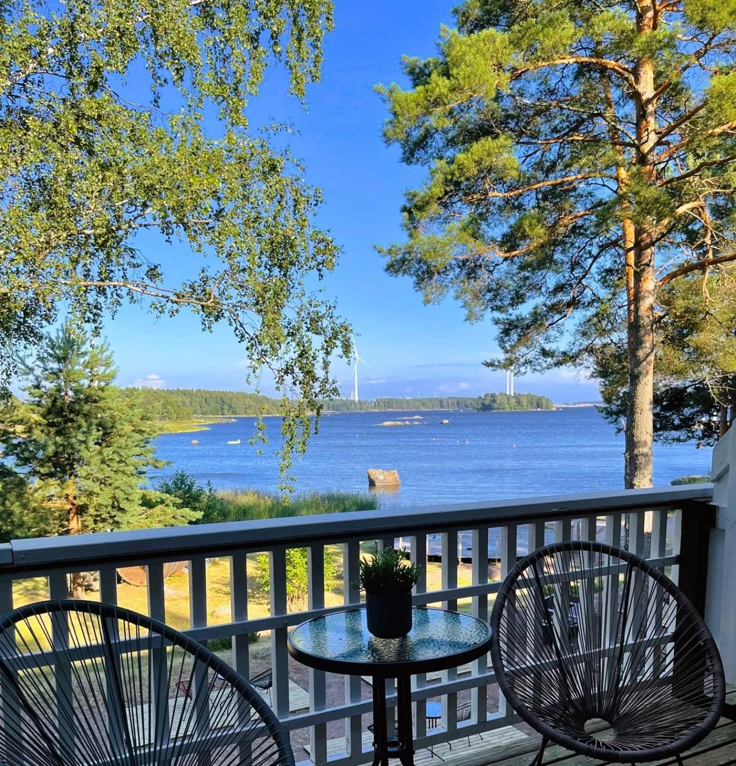 Balcony/Terrace in Beach Hotel Santalahti