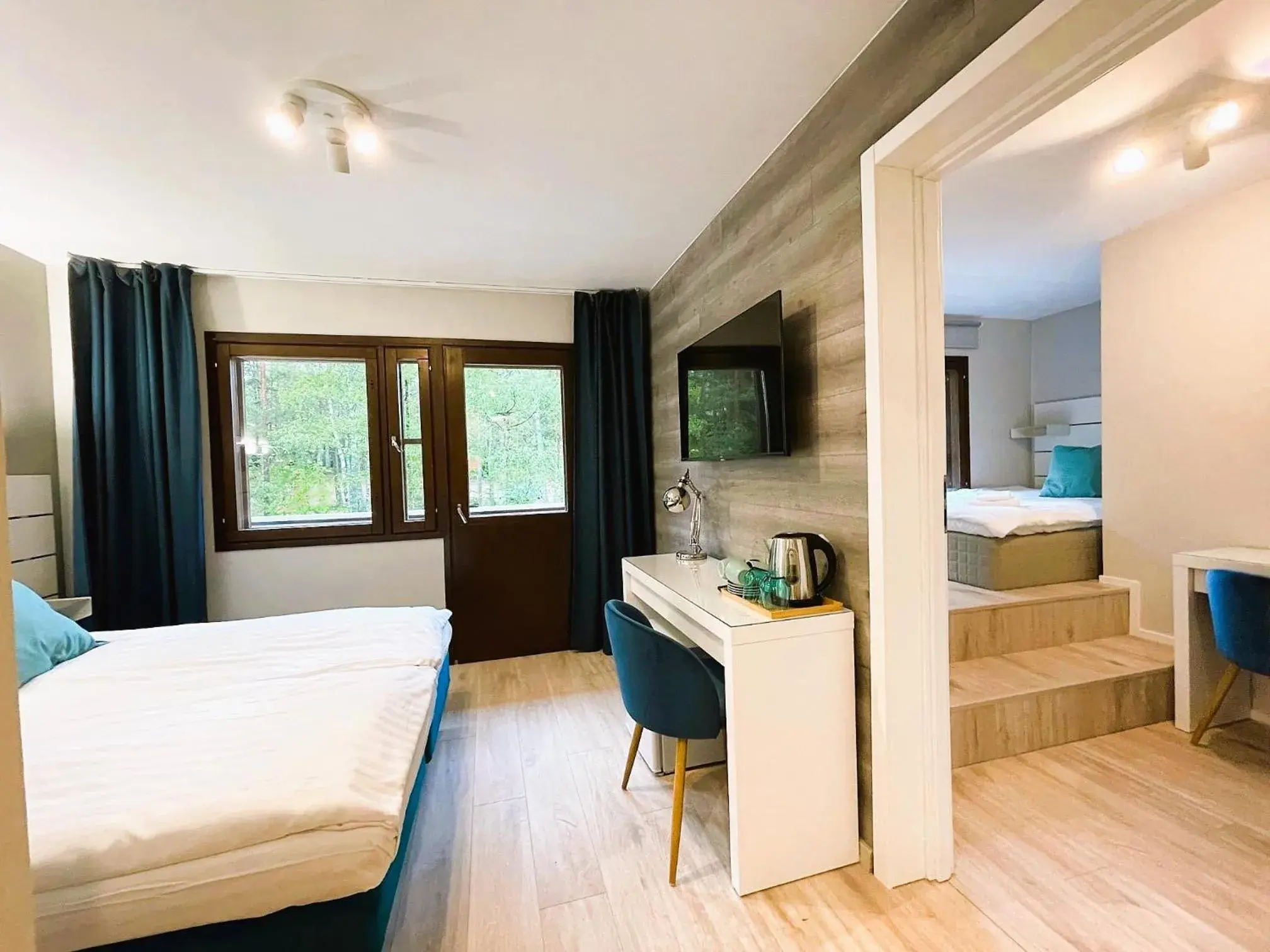 Two-Bedroom Family Room with Large Balcony in Beach Hotel Santalahti Two-Bedroom Family Room with Large Balcony in Beach Hotel Santalahti