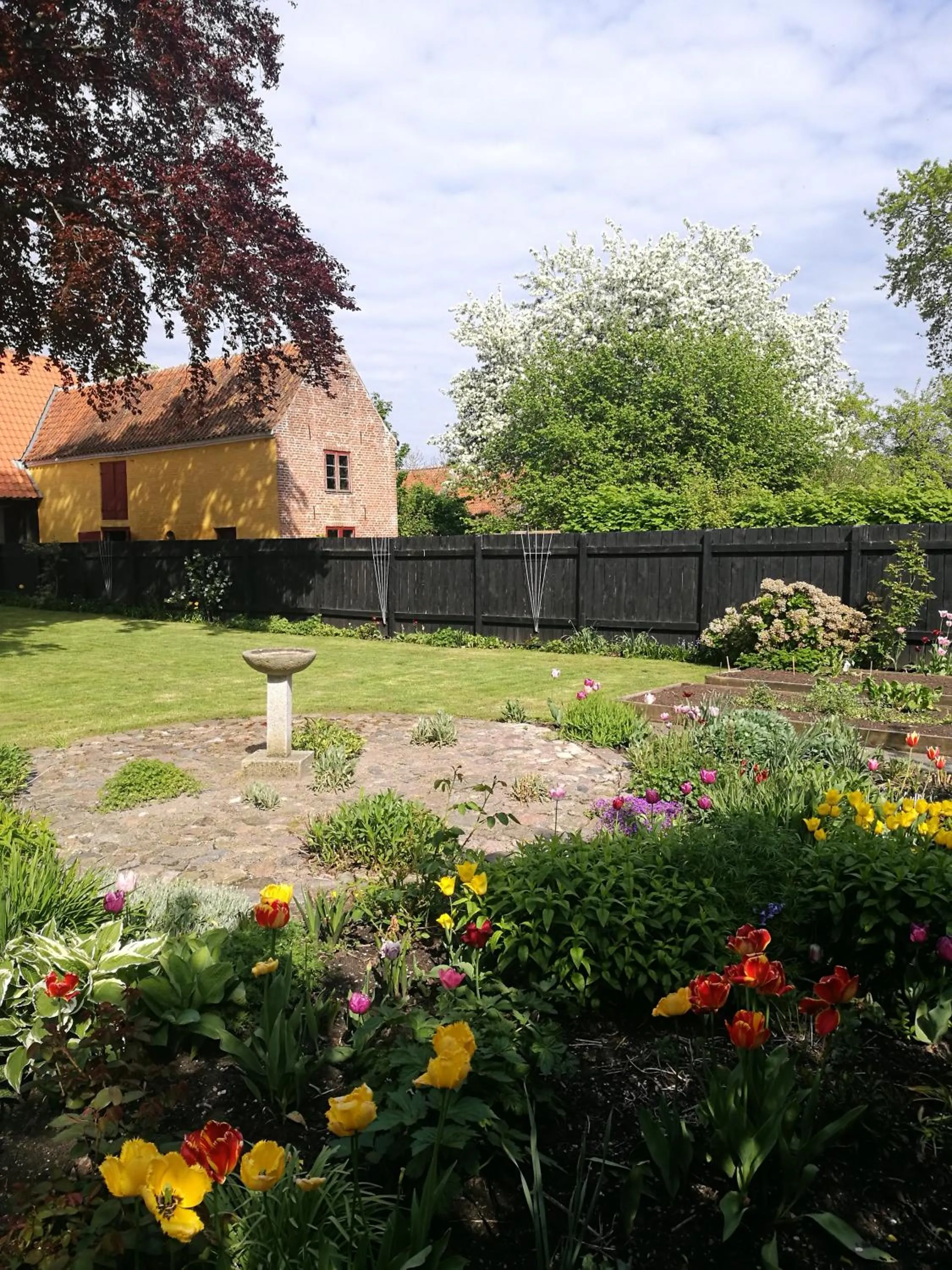 Garden in Kjobing Manor