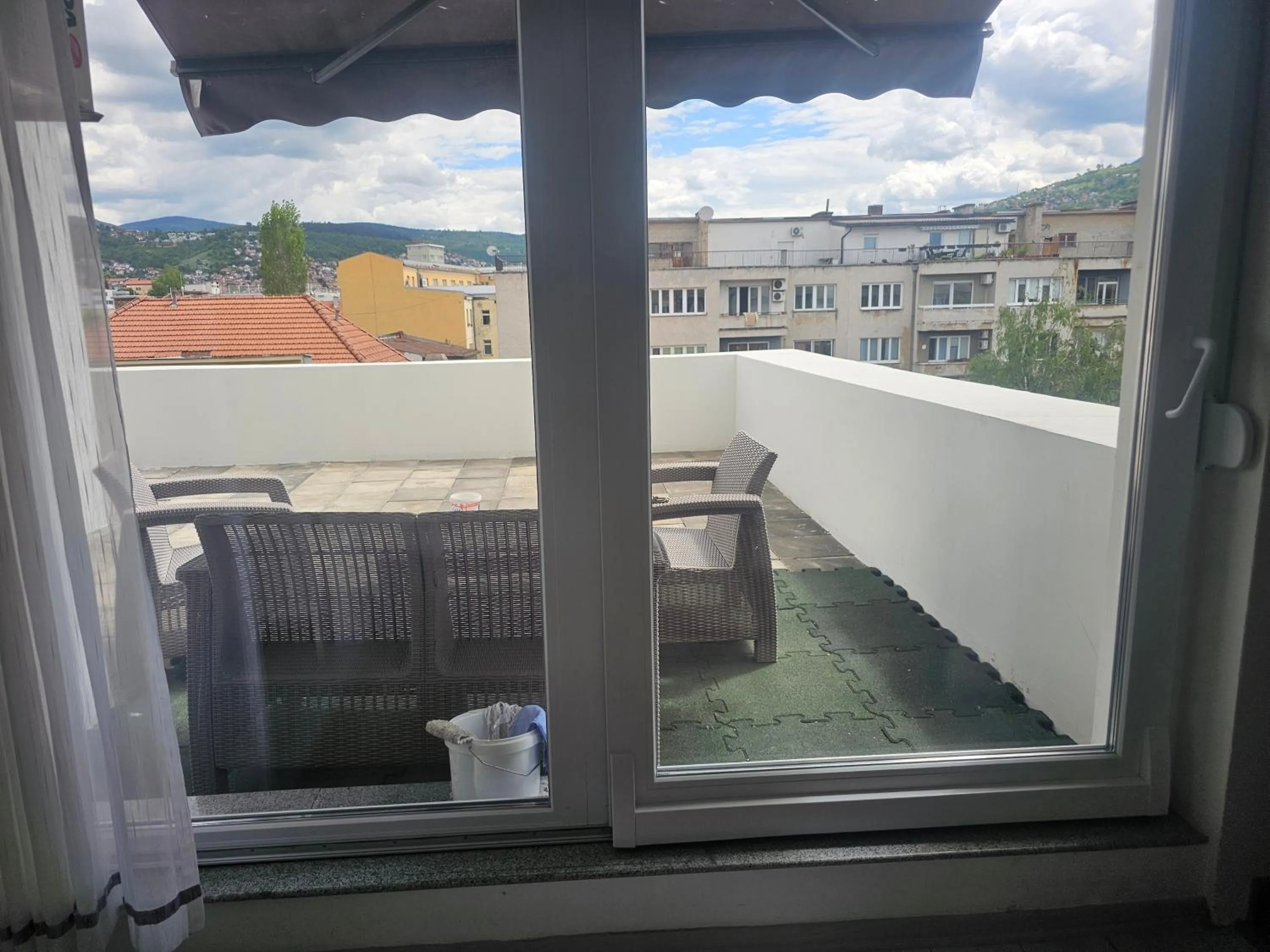 Balcony/Terrace in Colors Apartment Sarajevo