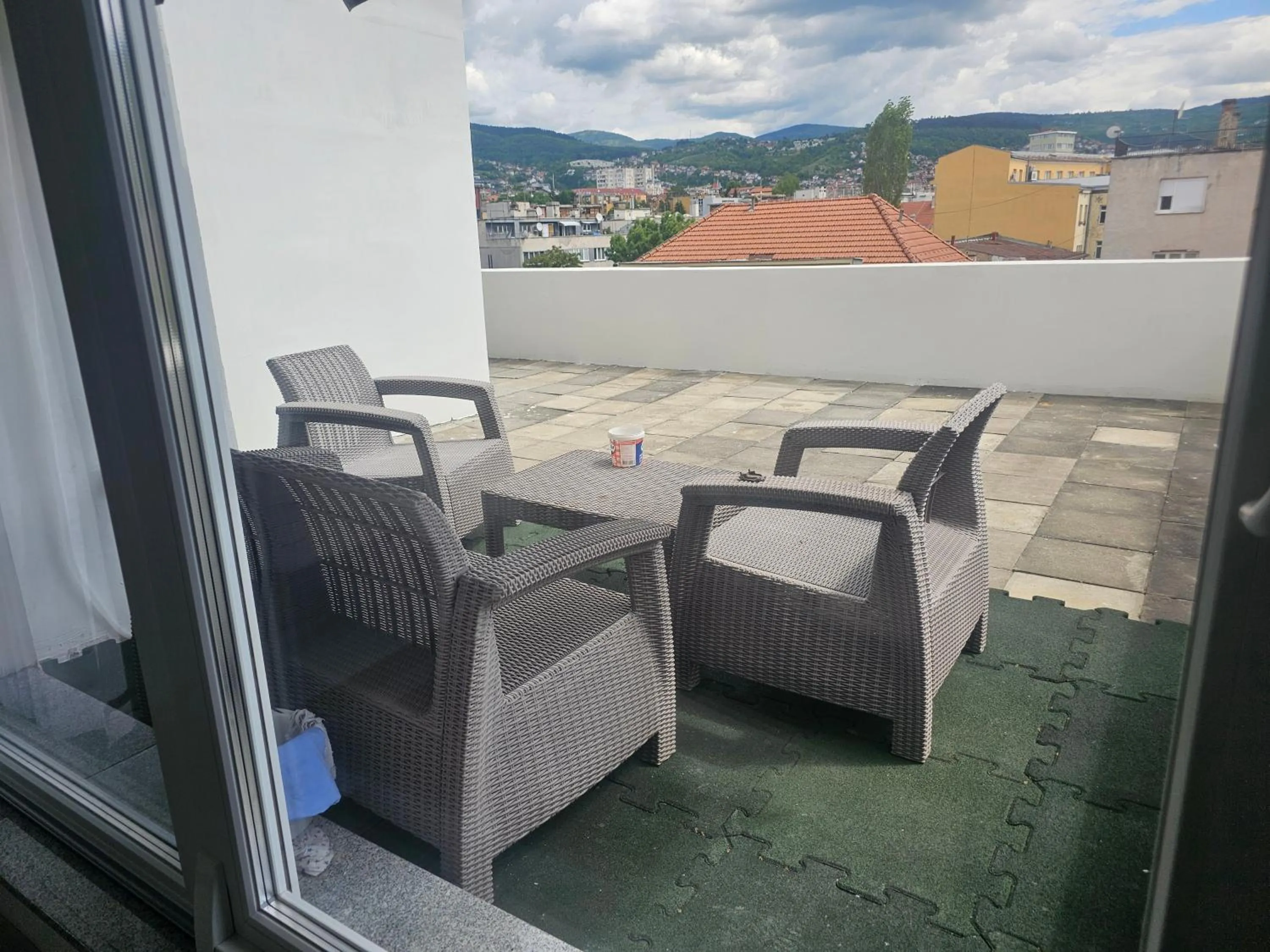 Balcony/Terrace in Colors Apartment Sarajevo