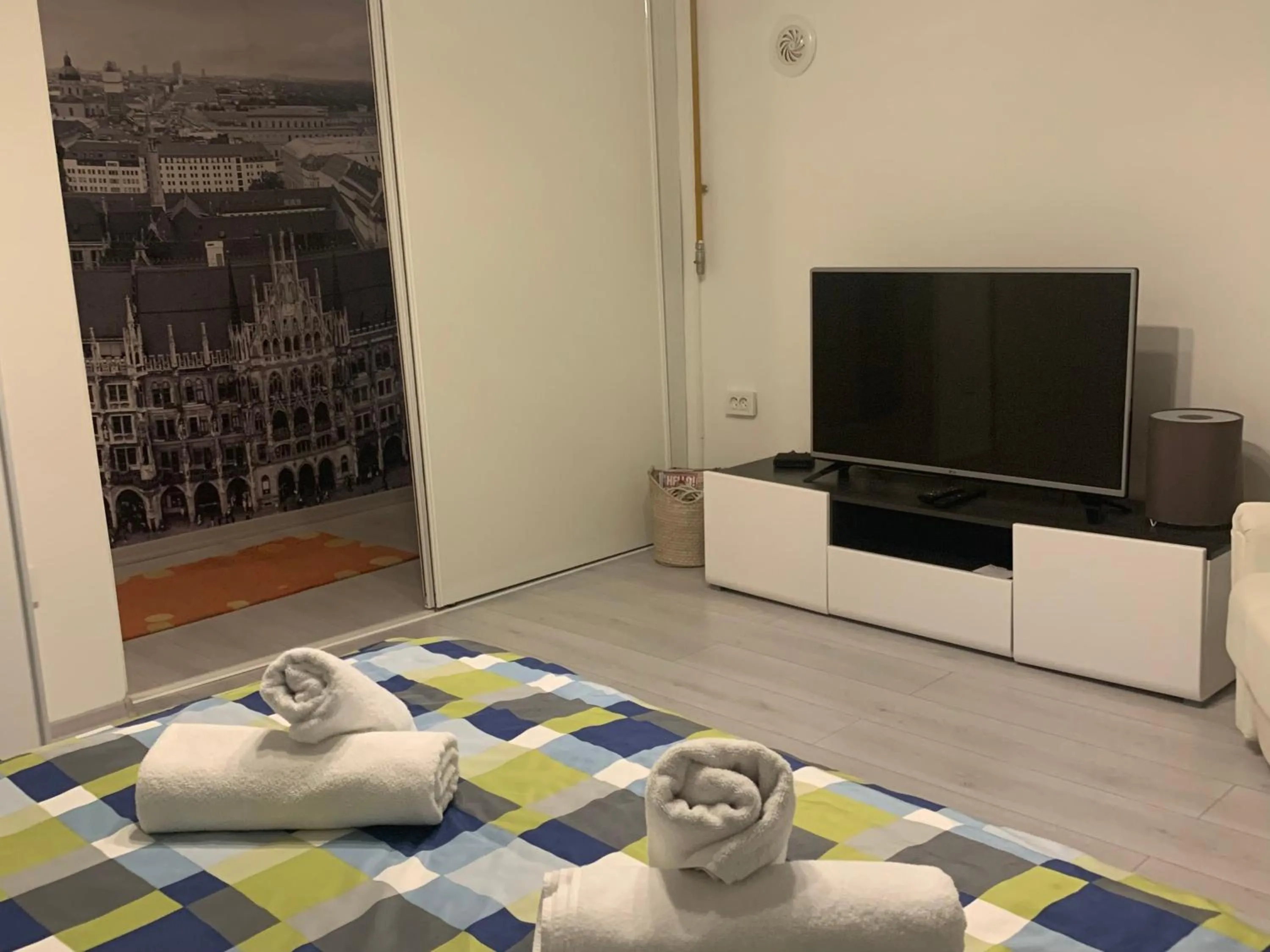 Bed in Colors Apartment Sarajevo