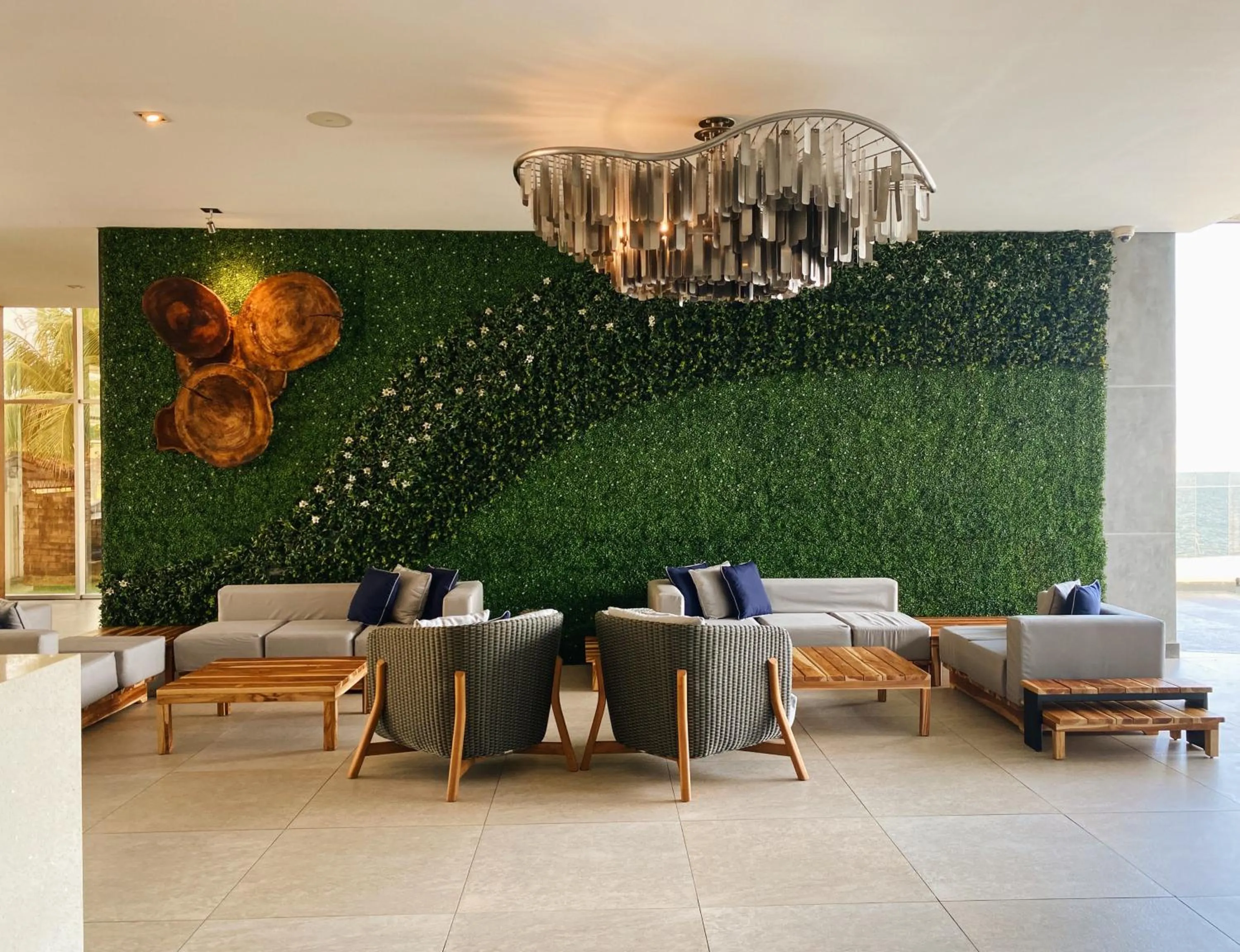 Lobby or reception in Acantilados