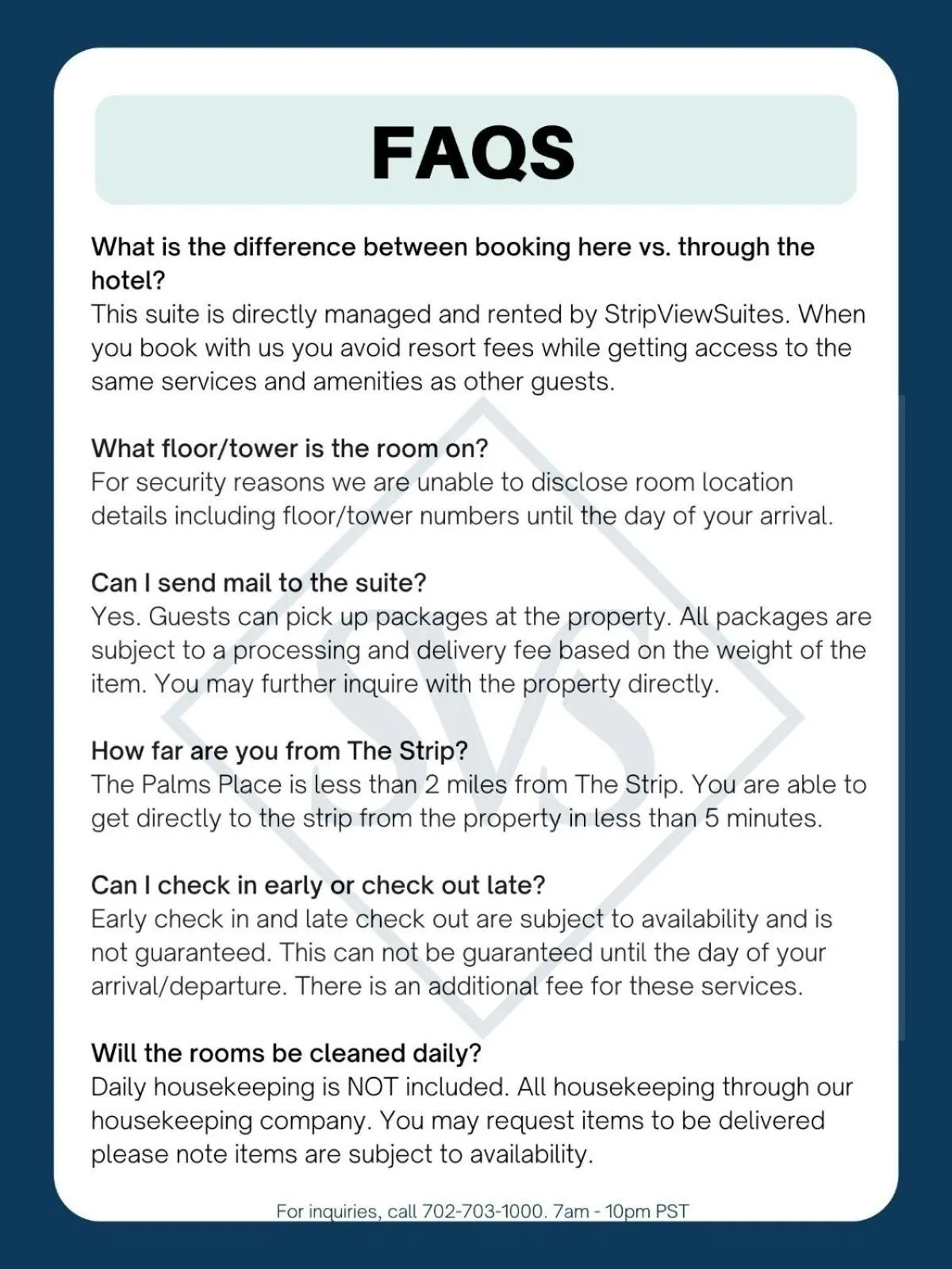 Property logo or sign in StripViewSuites Two-Bedroom Conjoined Suite at Palms Place