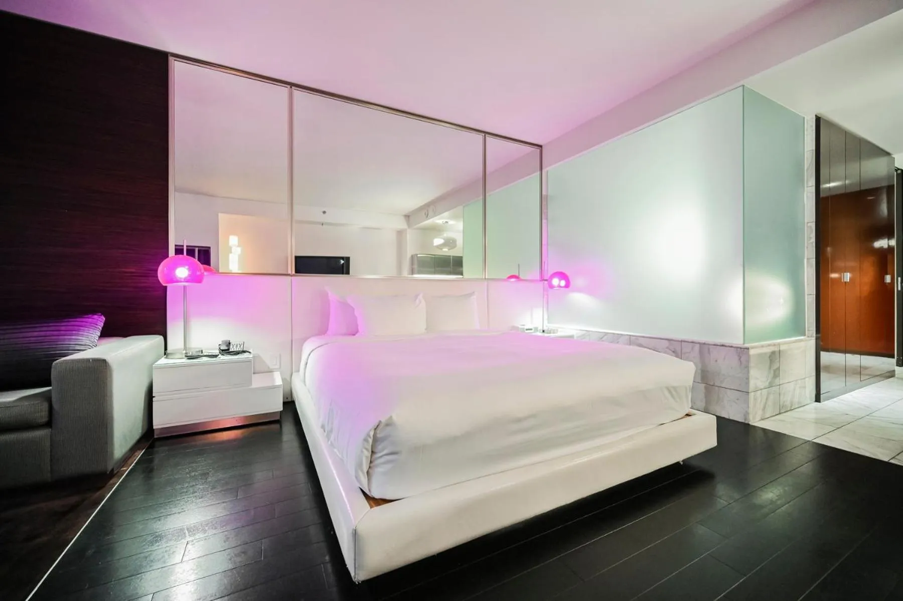 Bedroom, Bed in StripViewSuites Two-Bedroom Conjoined Suite at Palms Place