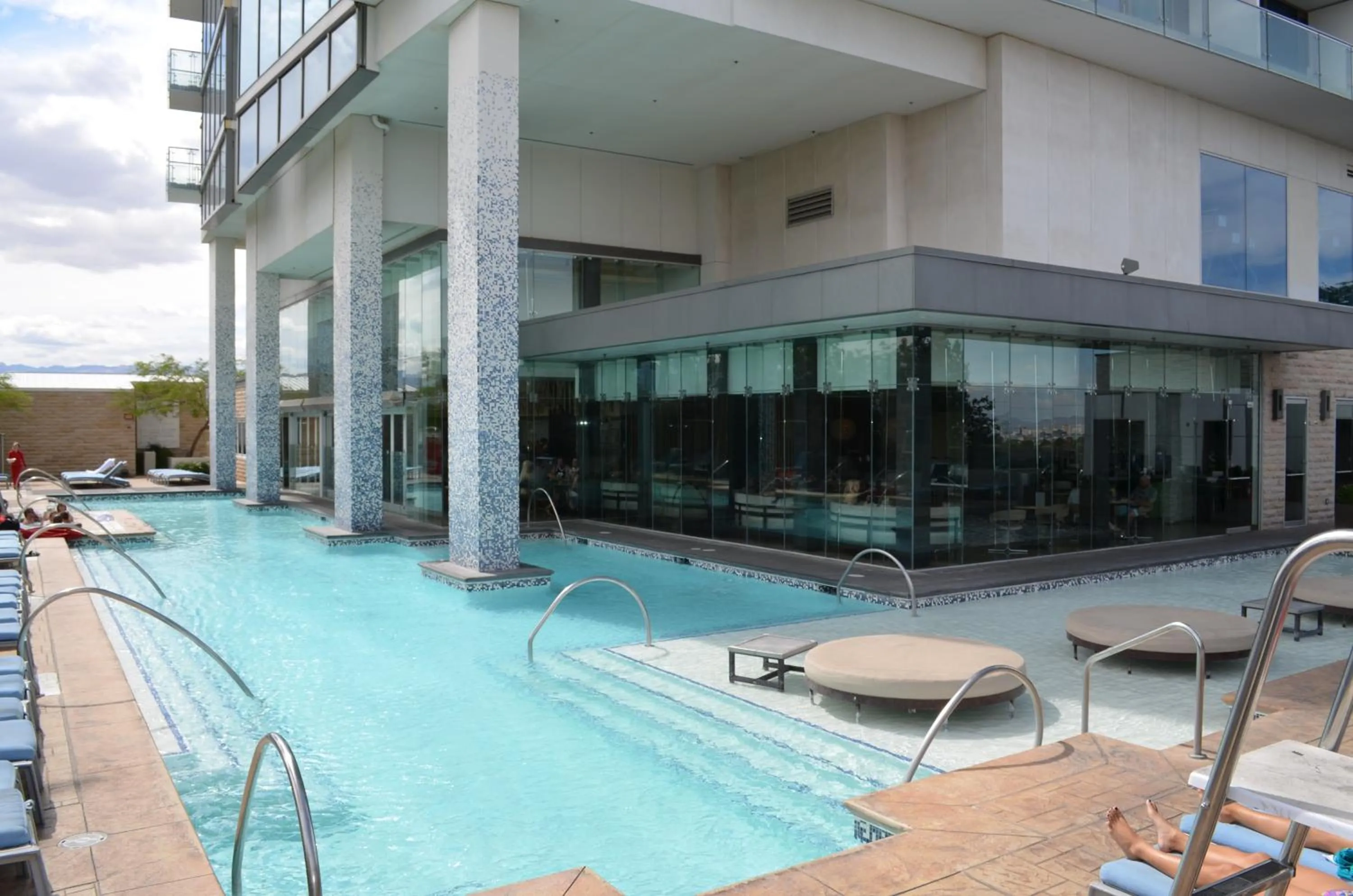 Swimming pool in StripViewSuites Two-Bedroom Conjoined Suite at Palms Place