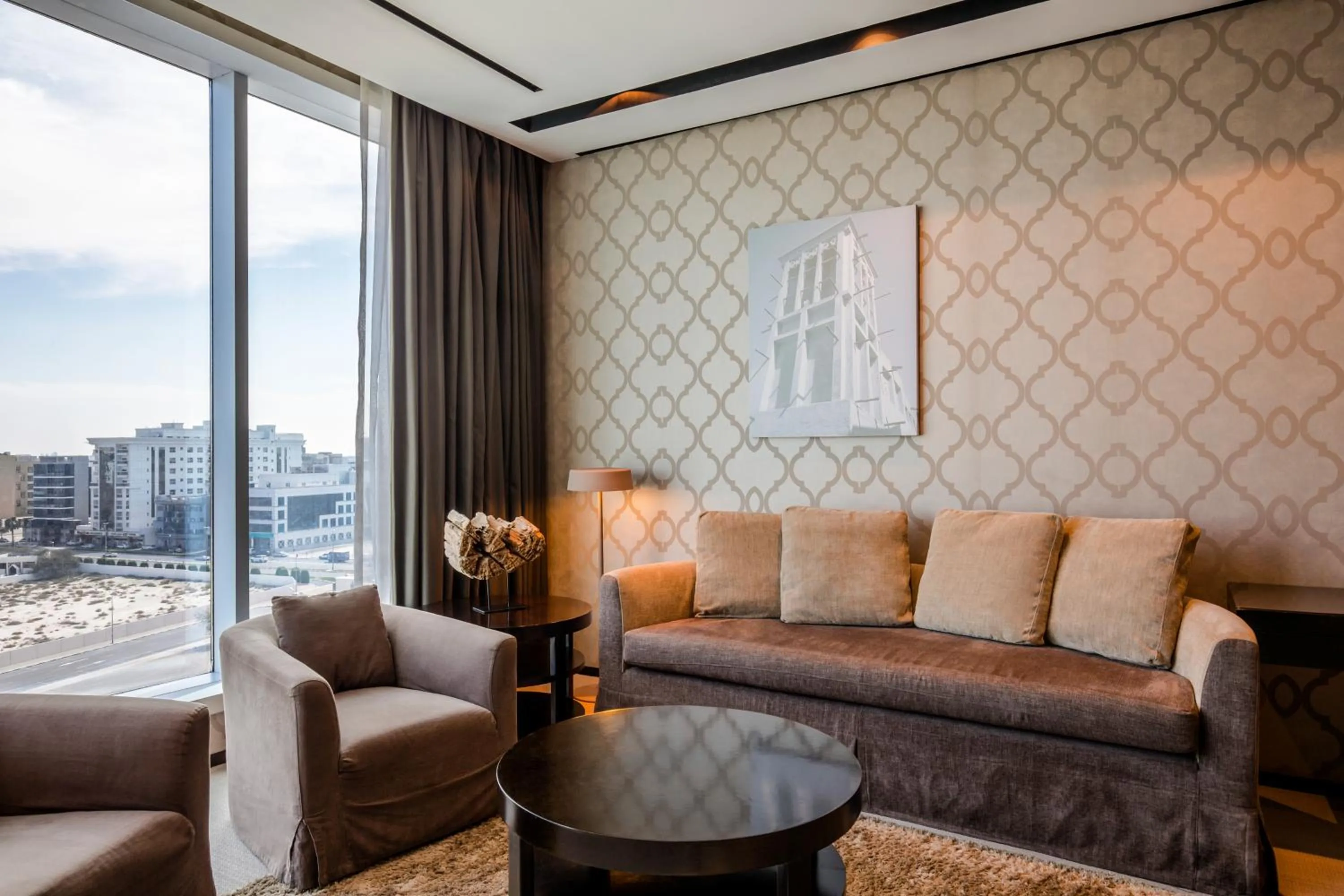 Seating area in The Canvas Dubai - MGallery Hotel Collection