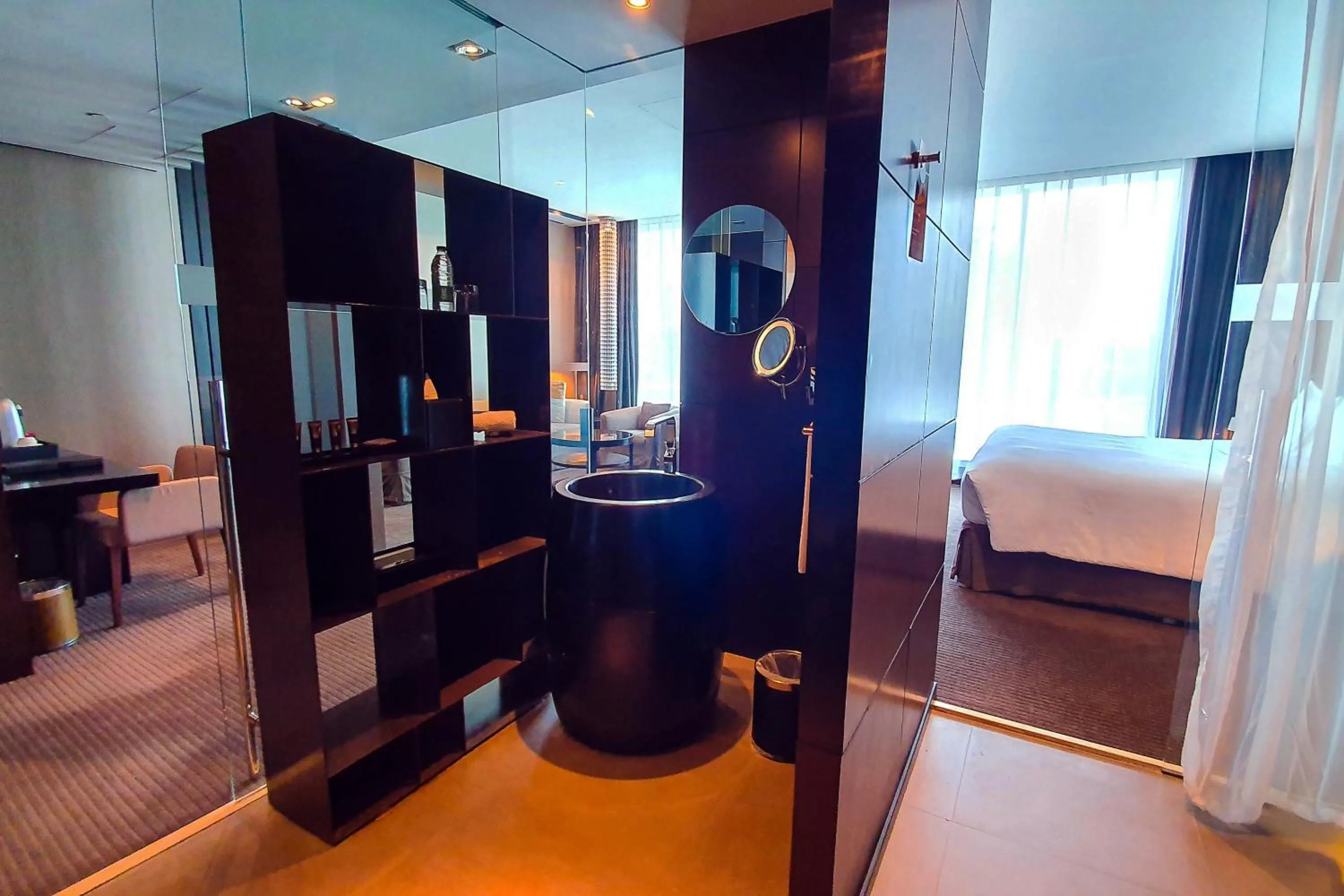 Bathroom, Bed in The Canvas Dubai - MGallery Hotel Collection