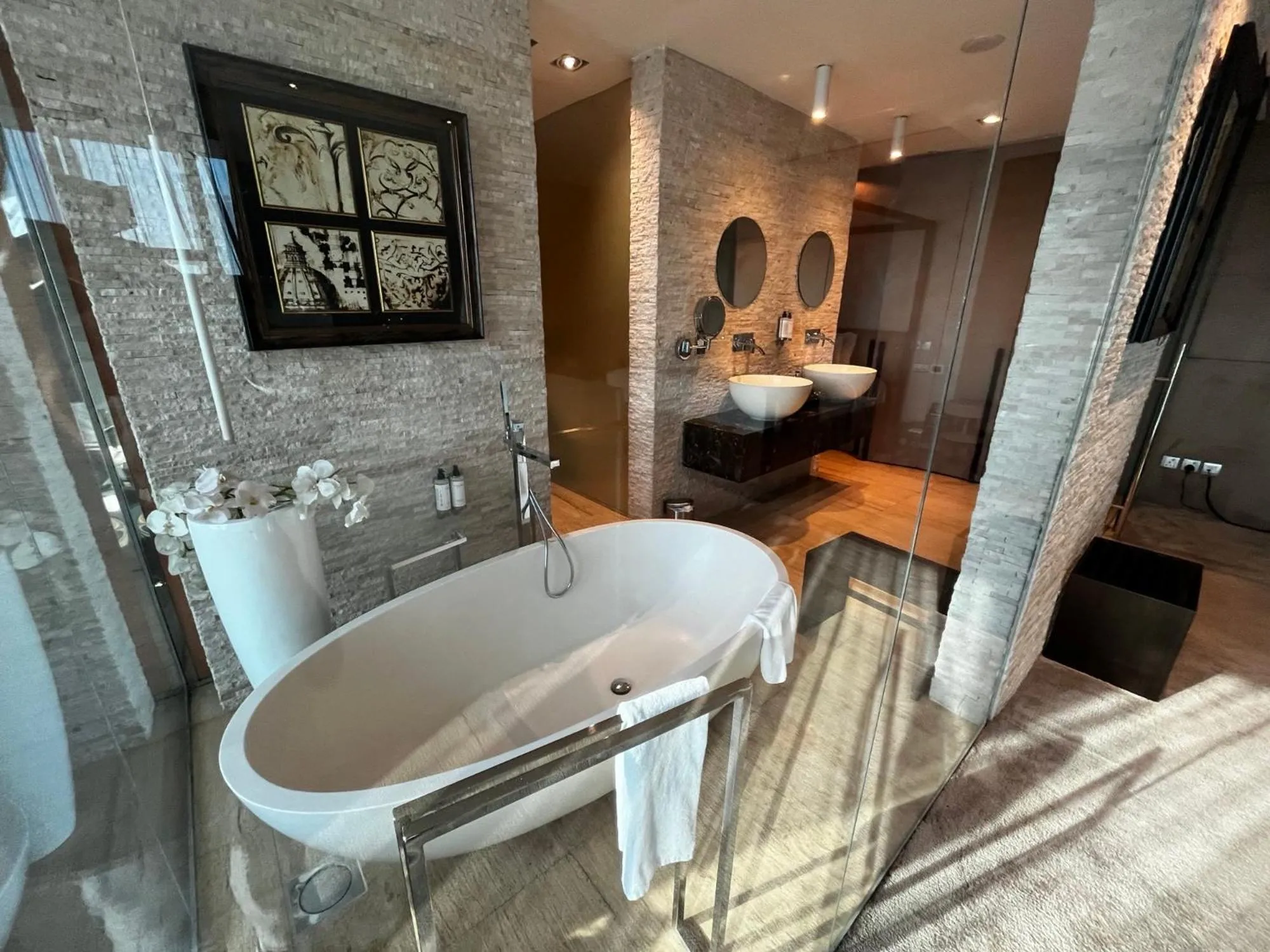 Bathroom, Bed in The Canvas Dubai - MGallery Hotel Collection