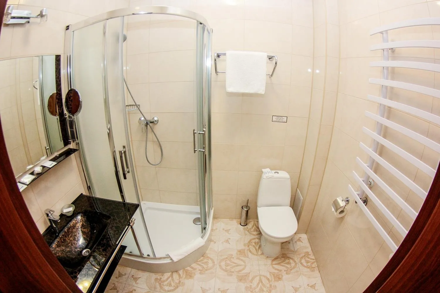 Shower in Hotel 52
