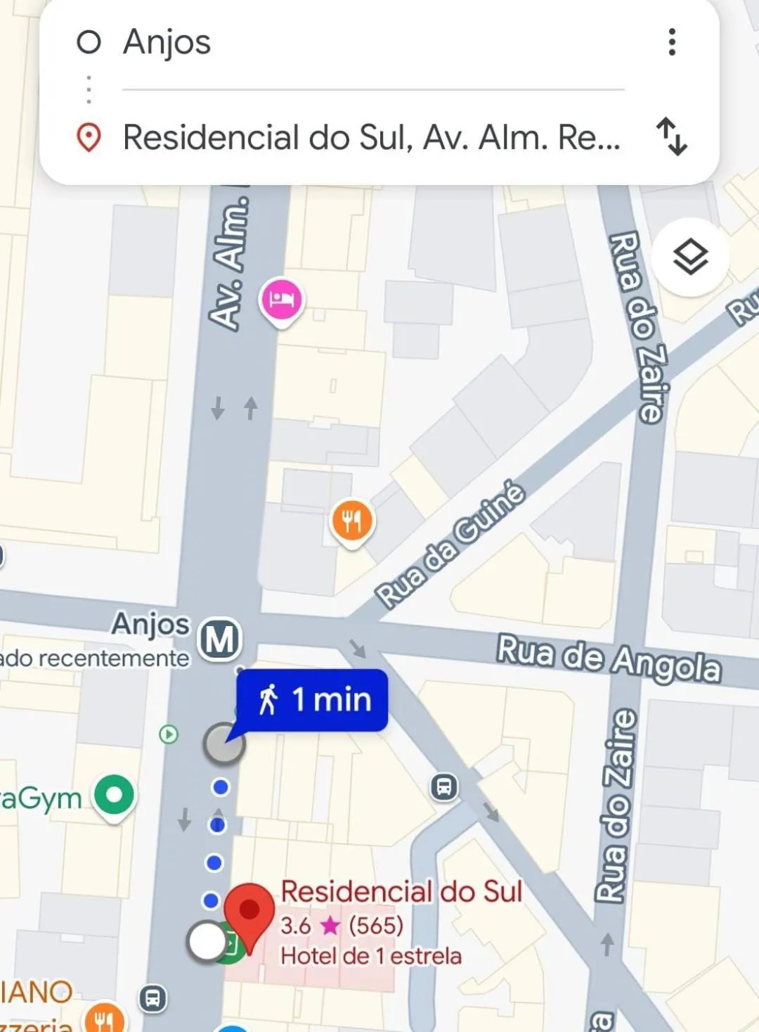 Location in Residencial do Sul