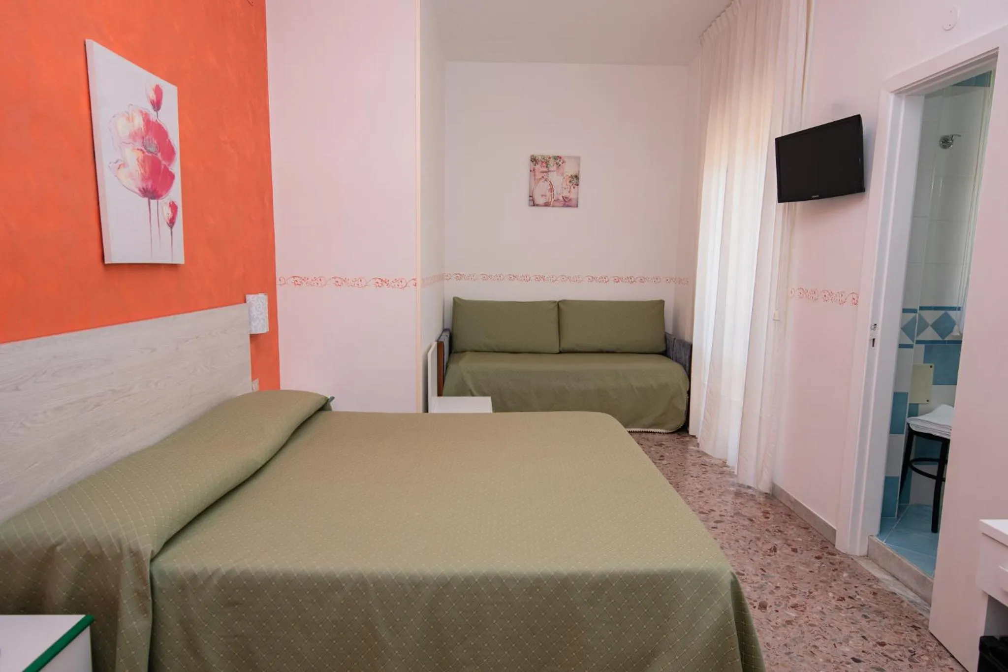 Bed in Hotel Baia Verde