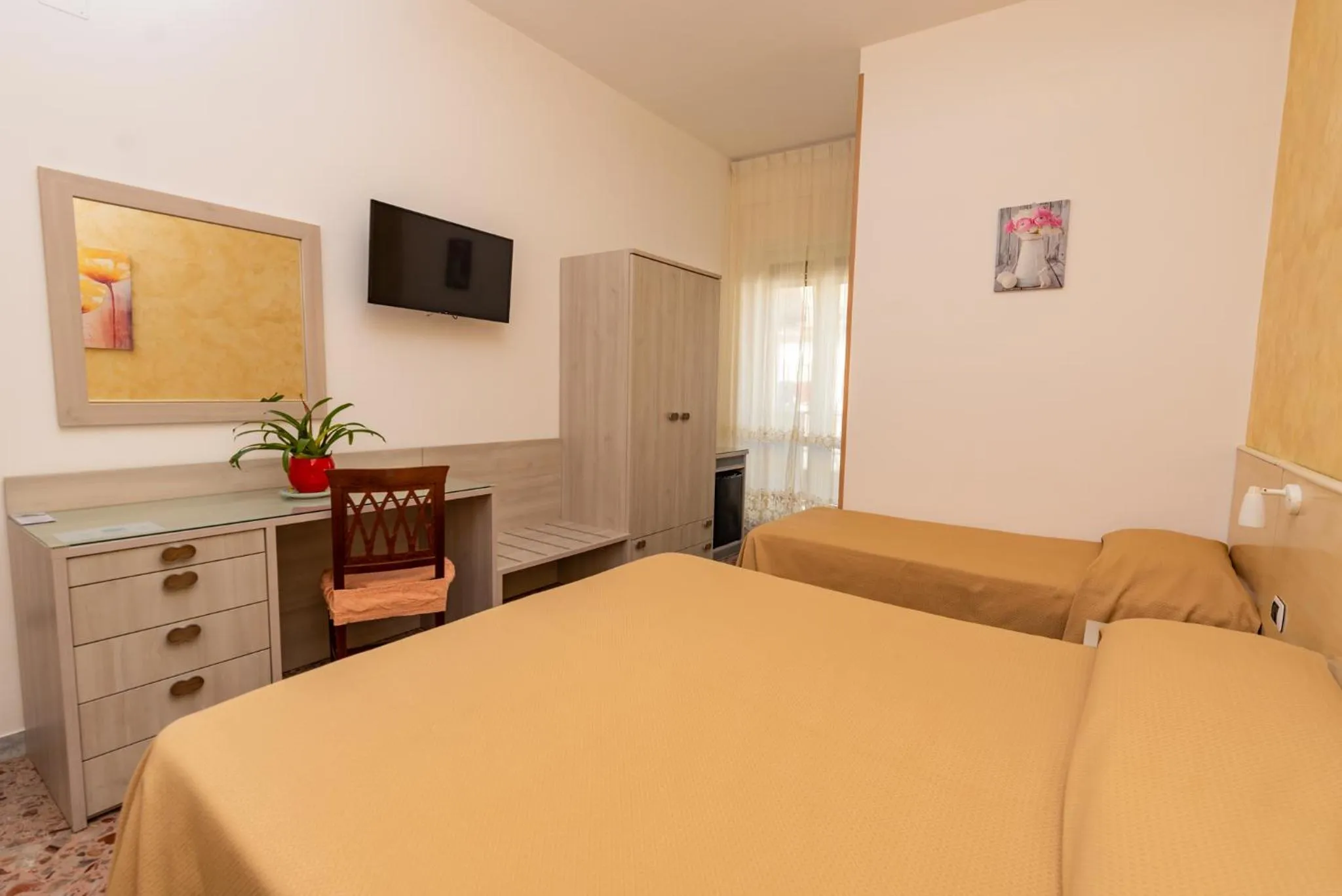 Bed in Hotel Baia Verde