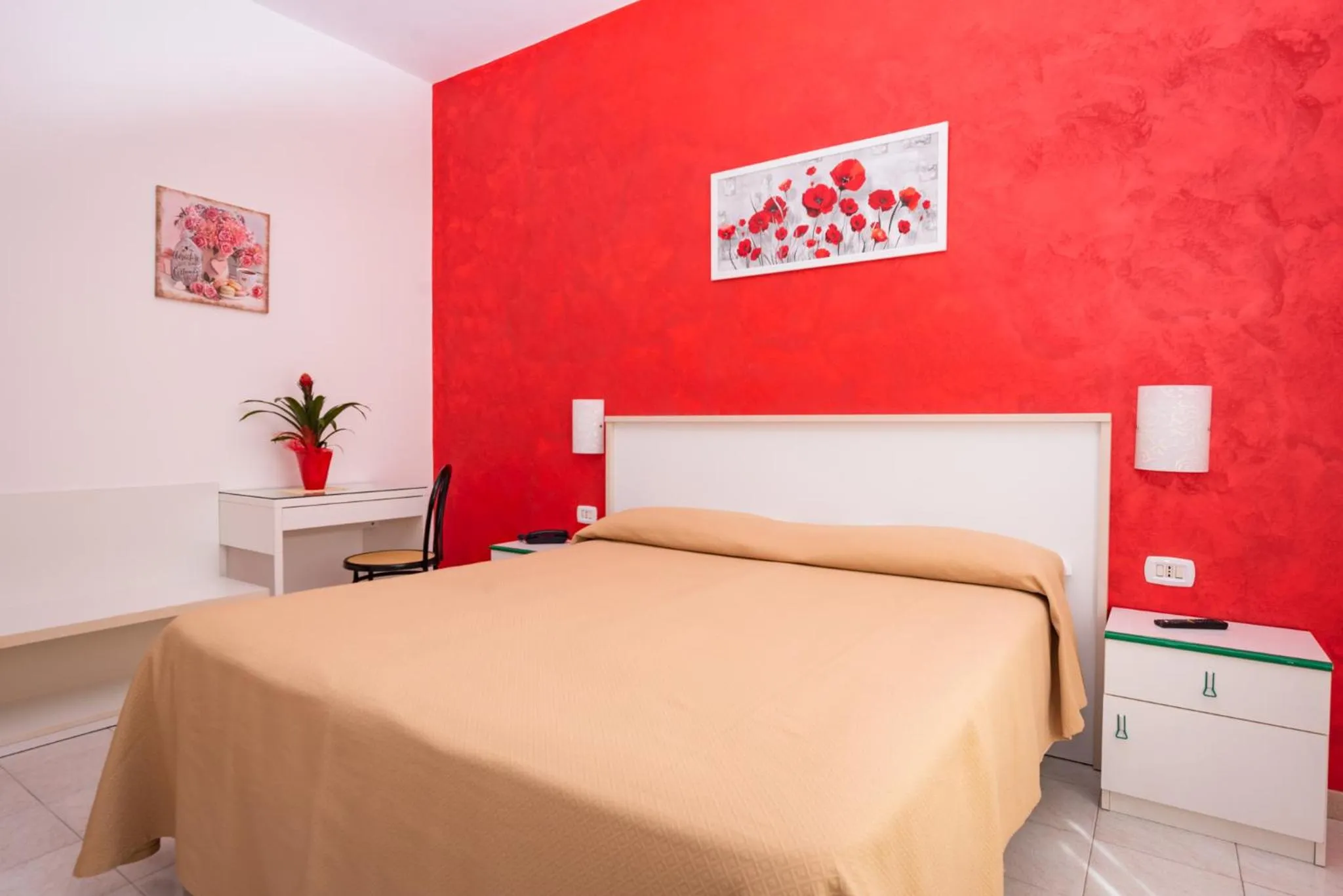 Bed in Hotel Baia Verde