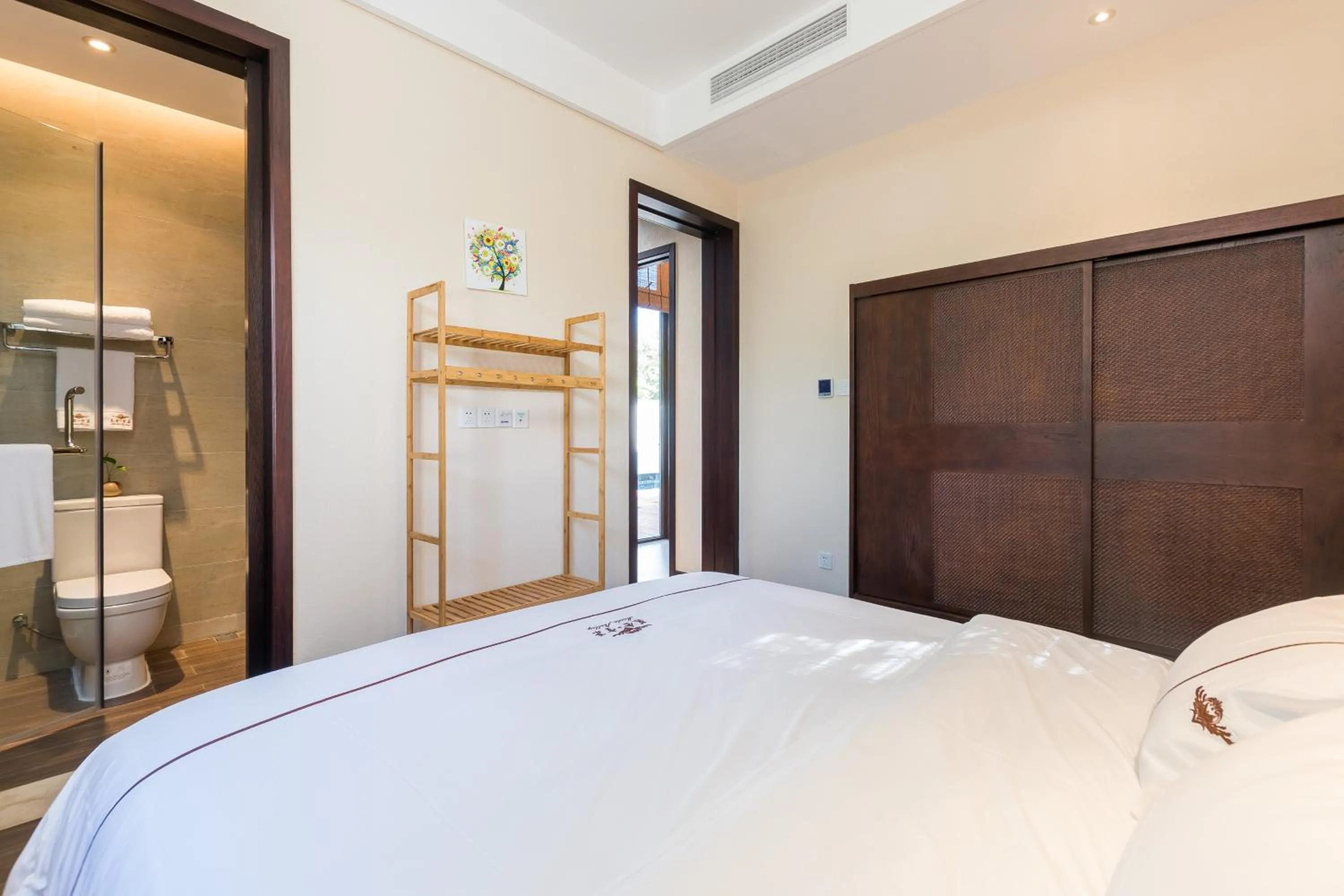 Bedroom, Bed in Sanya Haitang Bay Mushe Villa