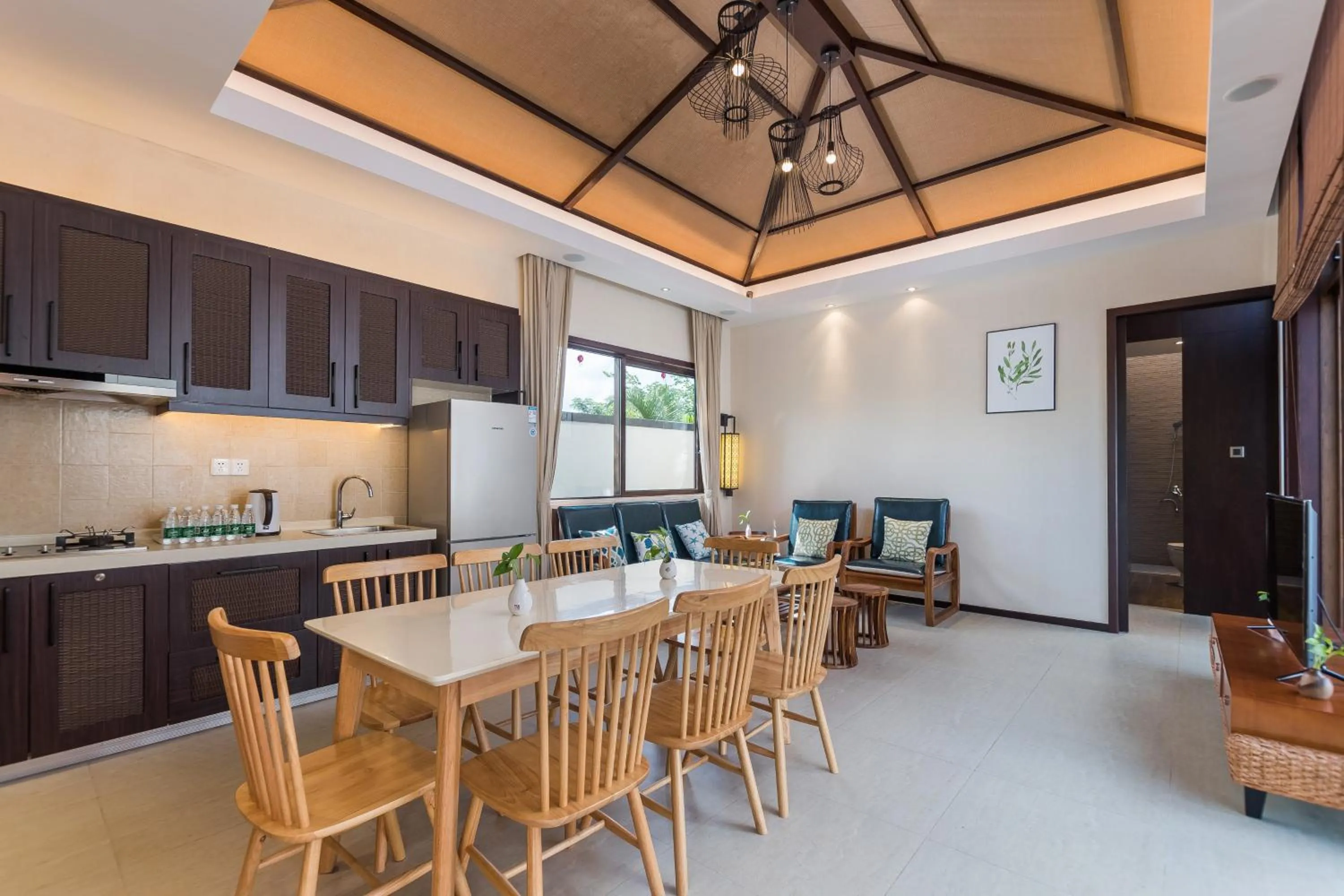 Living room in Sanya Haitang Bay Mushe Villa