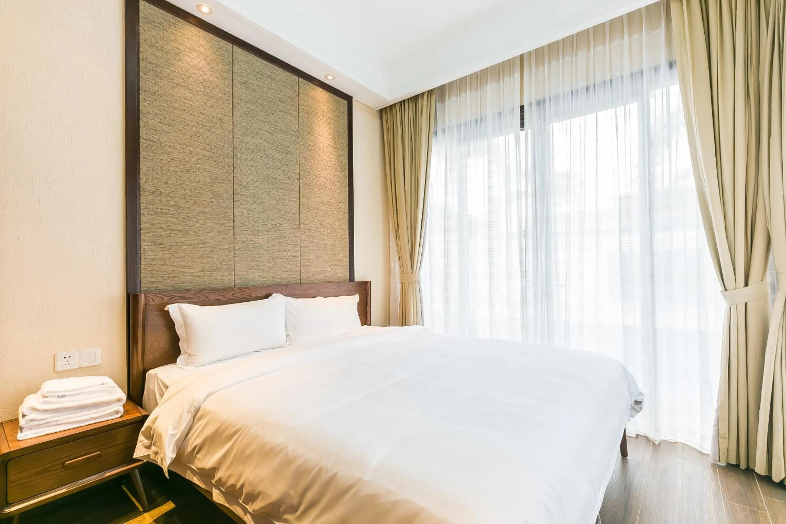 Bedroom, Bed in Sanya Haitang Bay Mushe Villa