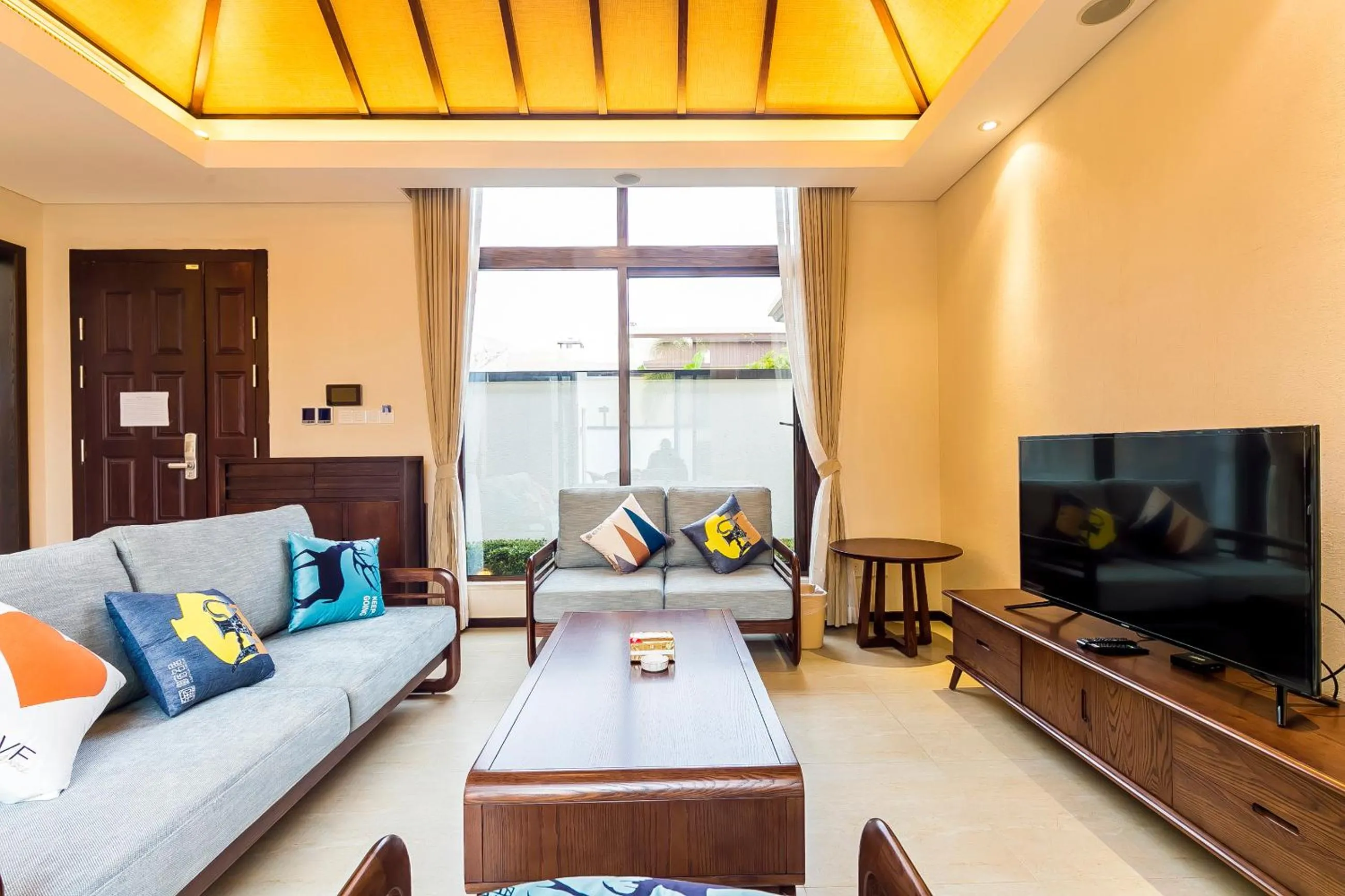 Living room in Sanya Haitang Bay Mushe Villa