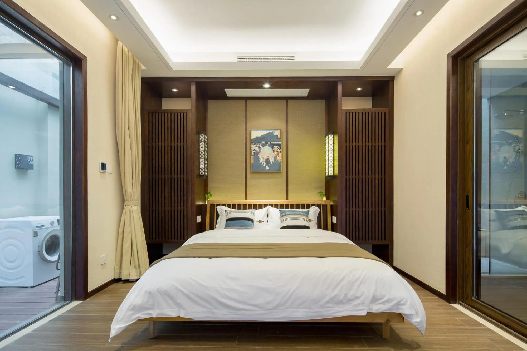 Bed in Sanya Haitang Bay Mushe Villa