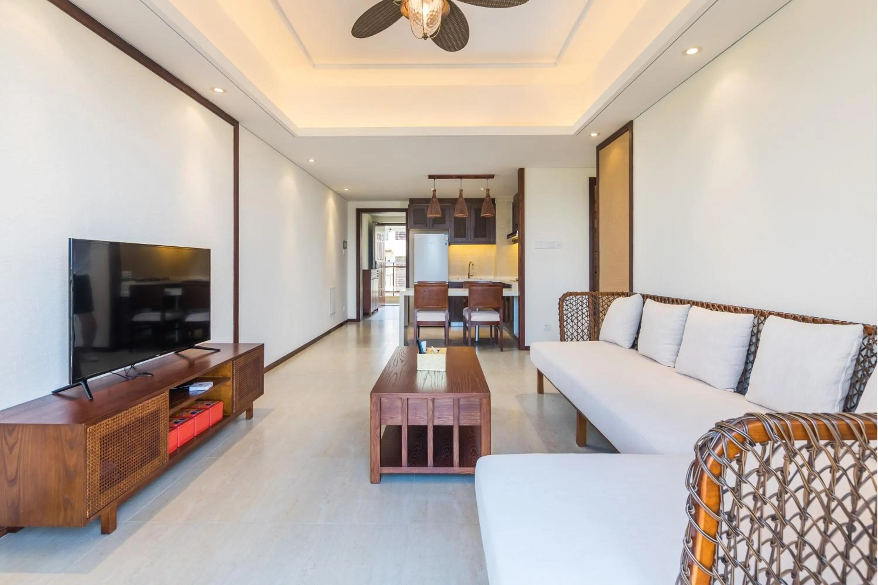 Living room in Sanya Haitang Bay Mushe Villa