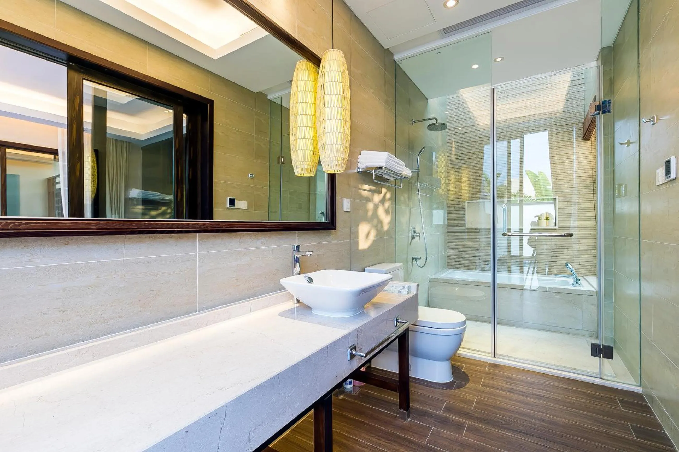 Toilet in Sanya Haitang Bay Mushe Villa