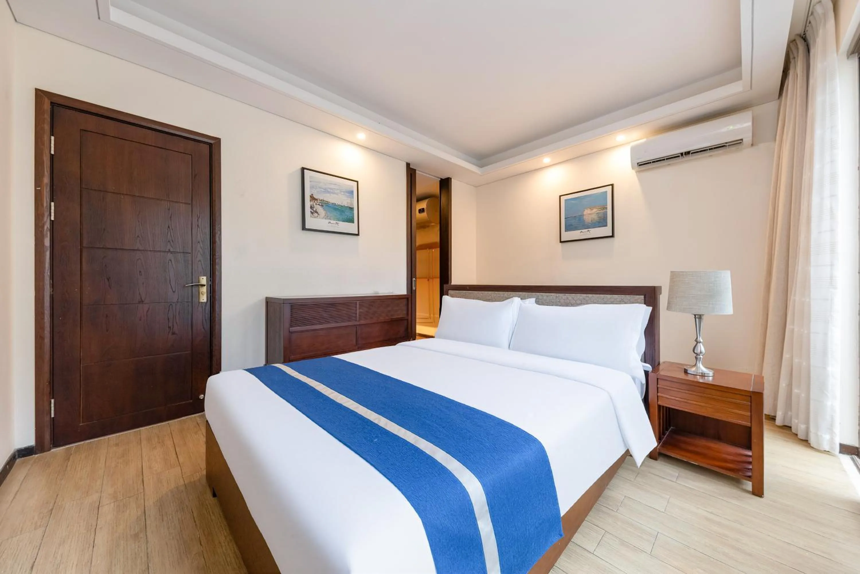 Bed in Sanya Haitang Bay Mushe Villa