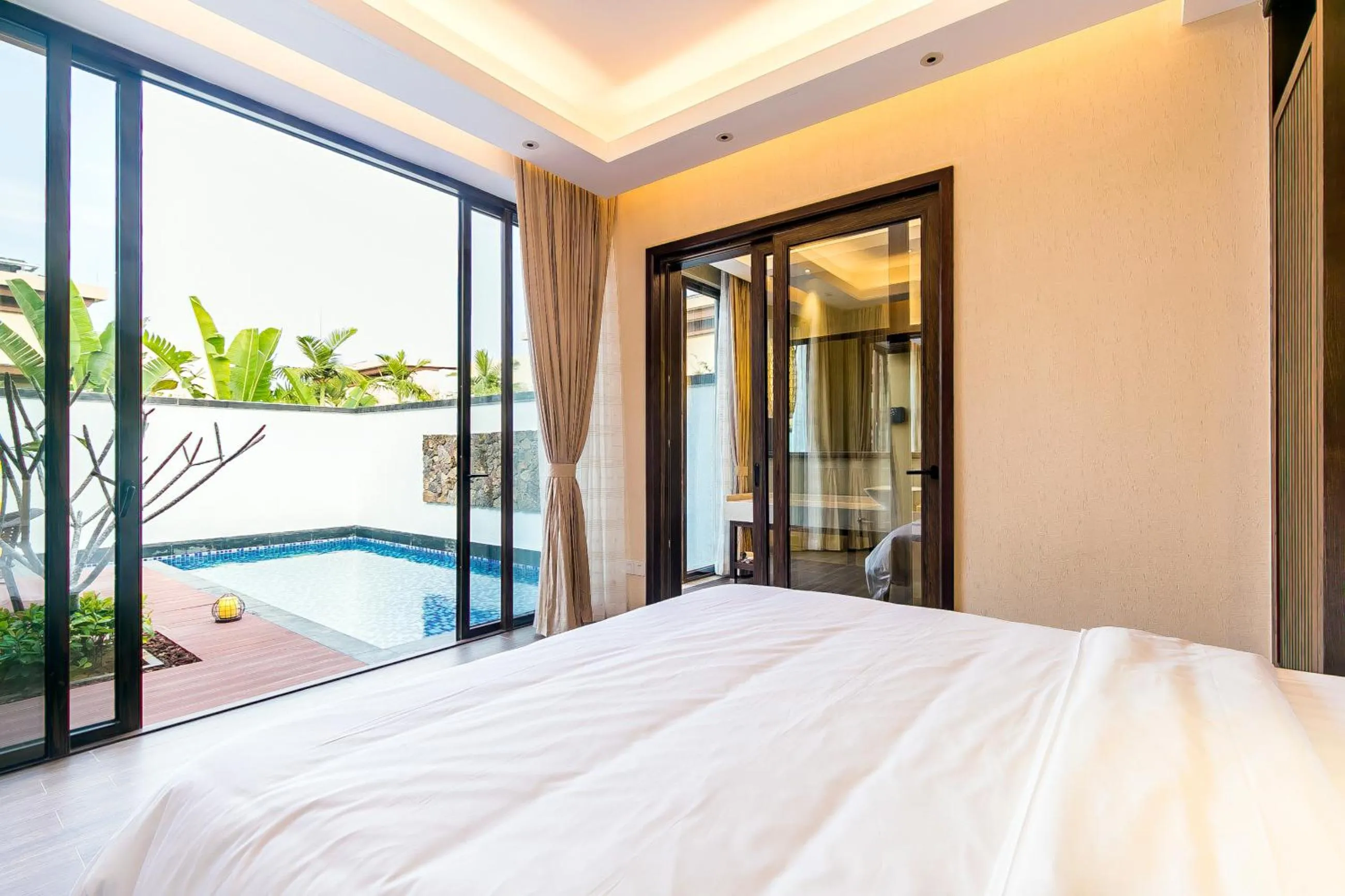 Bedroom, Bed in Sanya Haitang Bay Mushe Villa