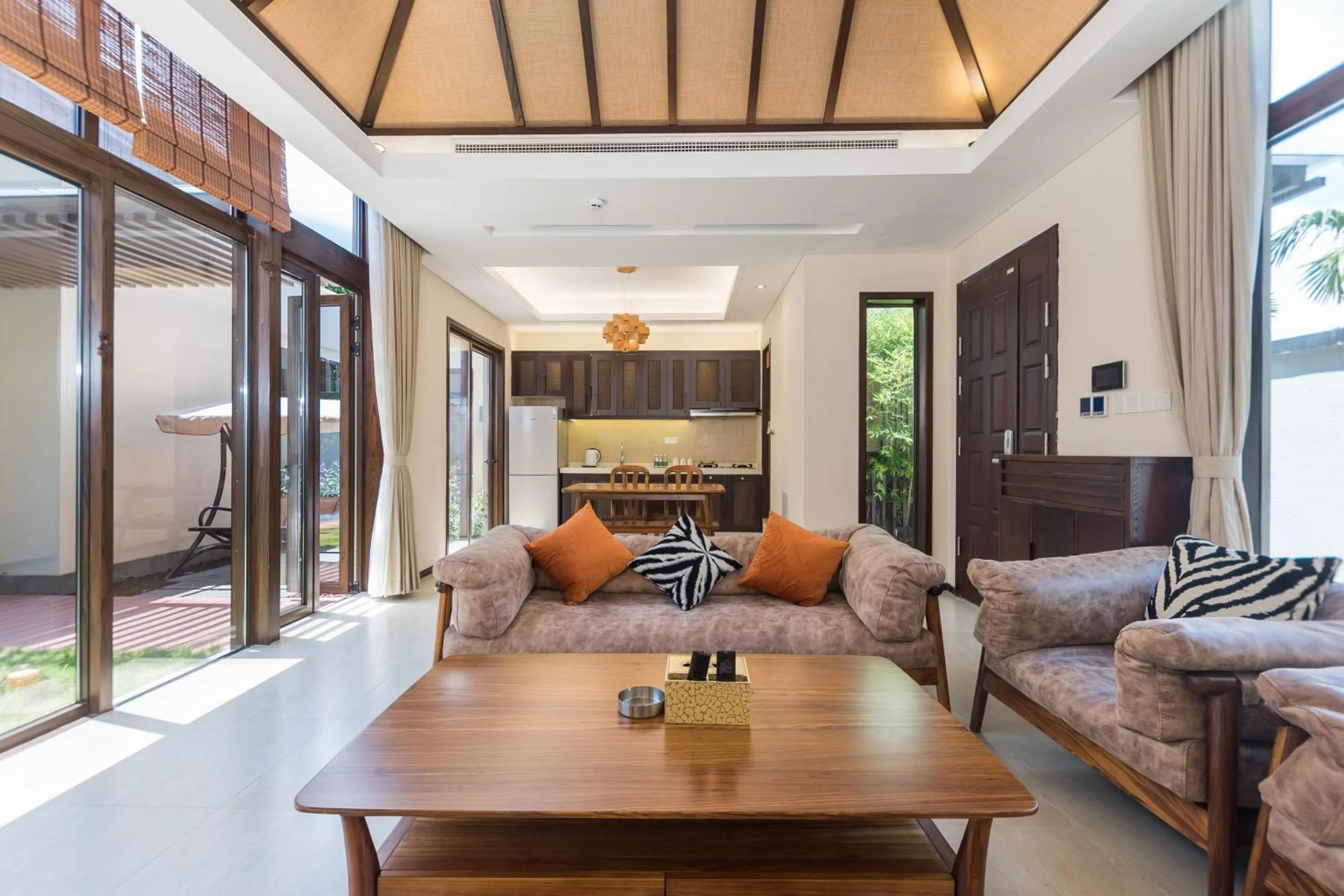Living room in Sanya Haitang Bay Mushe Villa