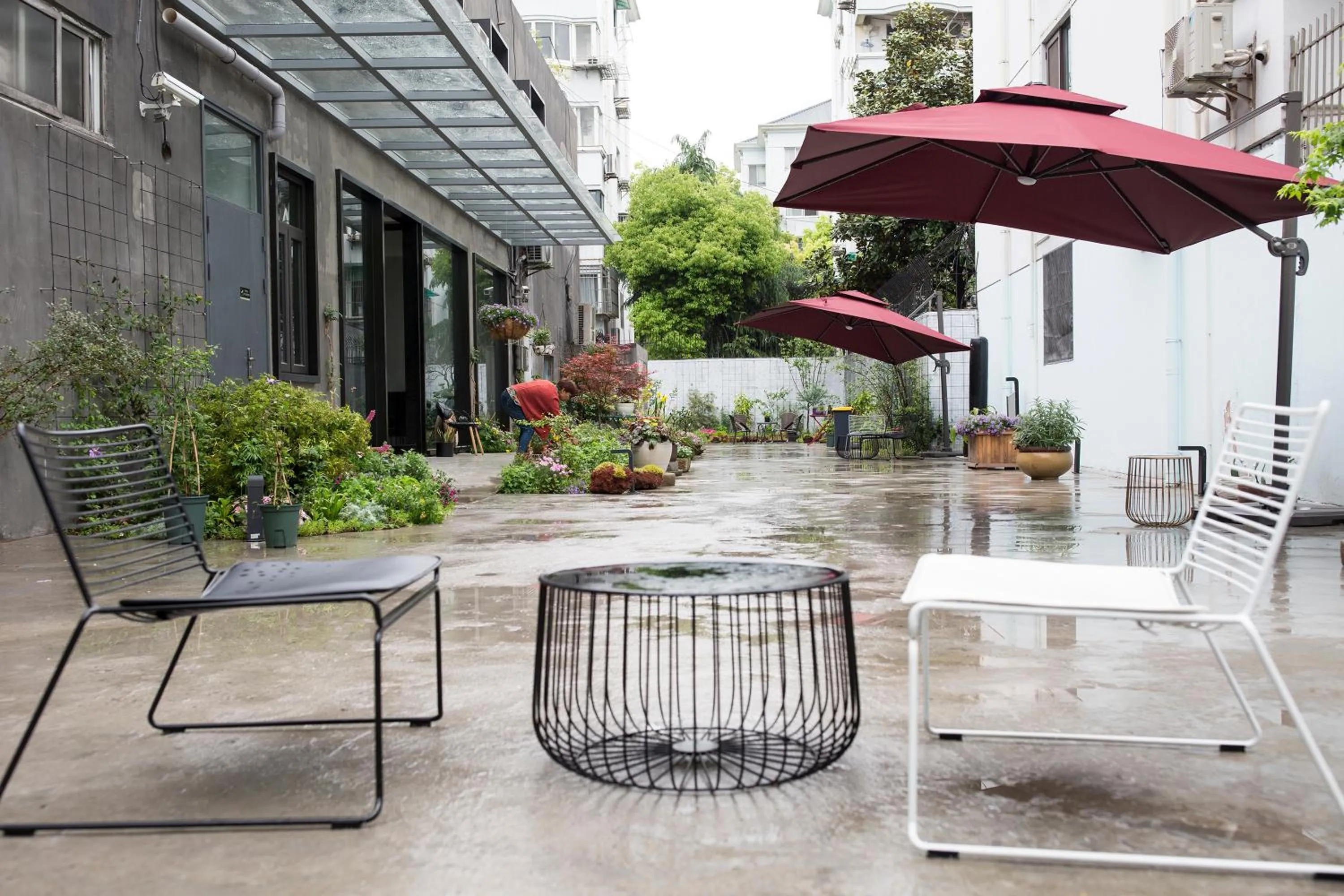 Facade/entrance in Urban Rosa Cafe&Inn