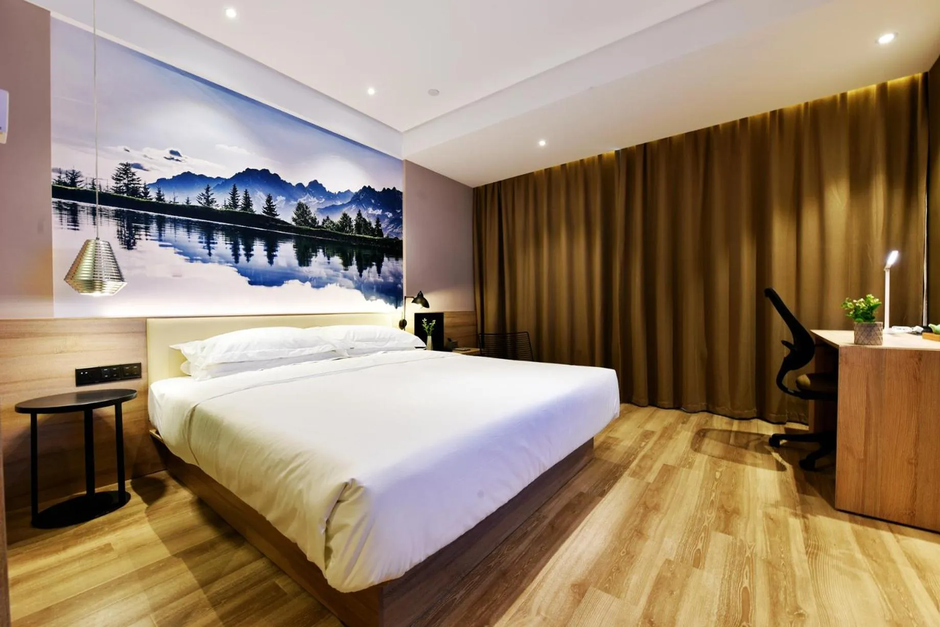 Bed in Urban Rosa Cafe&Inn