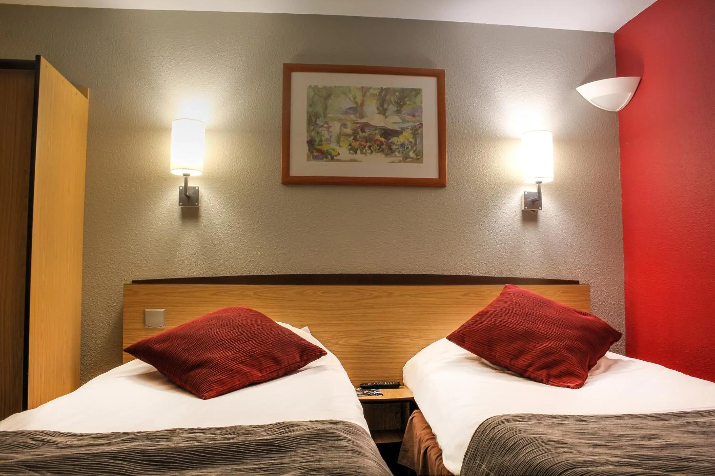 Twin Room in Hôtel Inn Design Resto Novo Bourges Twin Room in Hôtel Inn Design Resto Novo Bourges