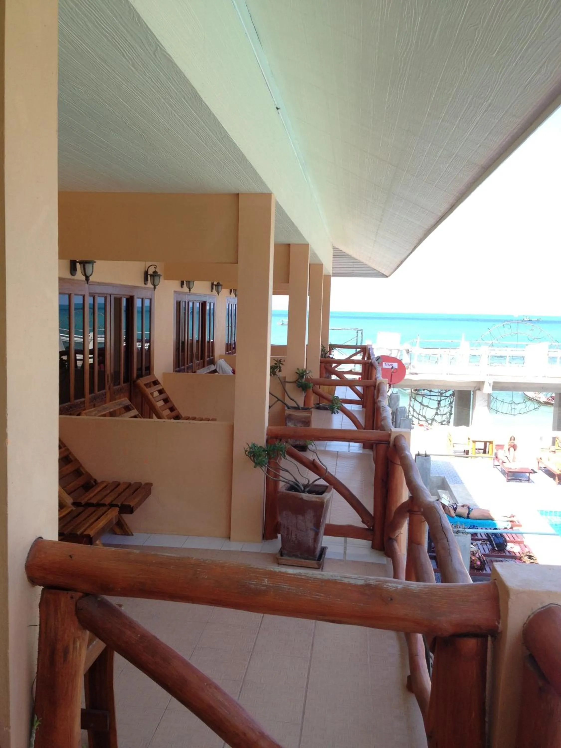 Balcony/Terrace in Paradise Bungalows