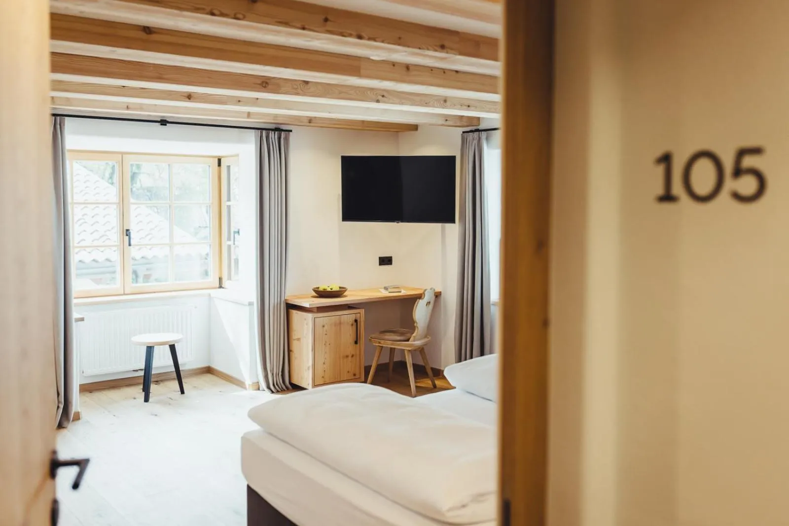 Bed in Hotel Schmuckhof