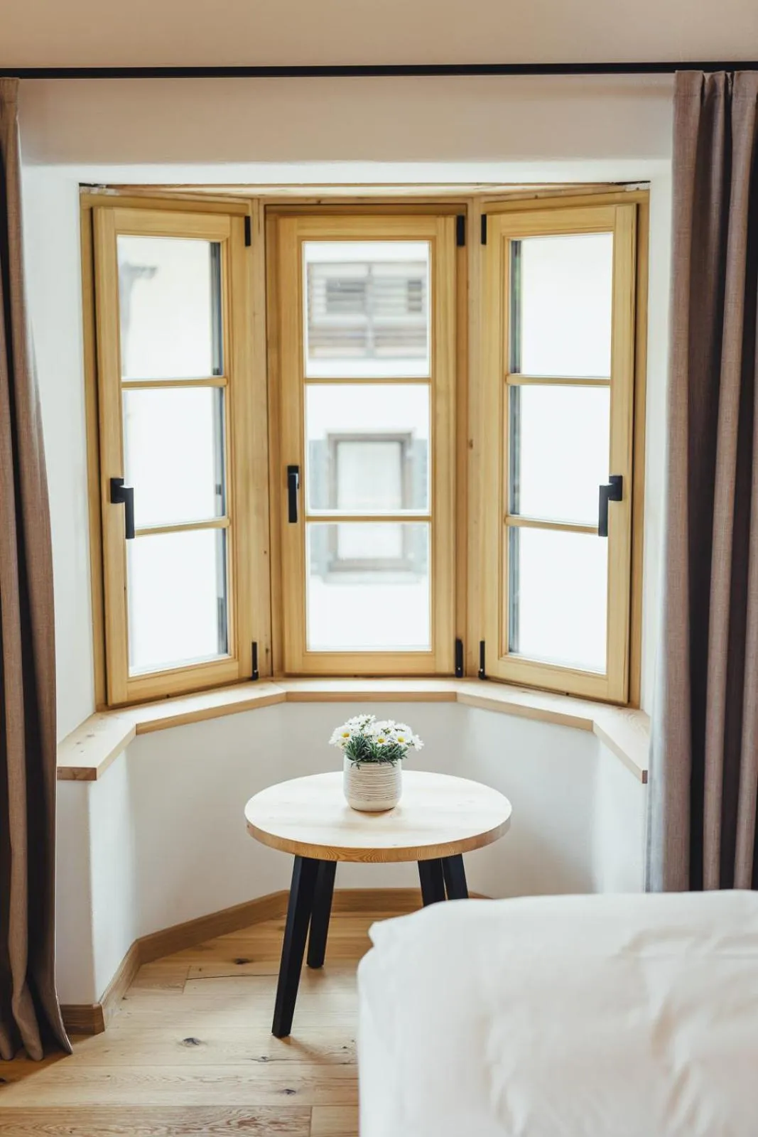 Decorative detail, Bed in Hotel Schmuckhof