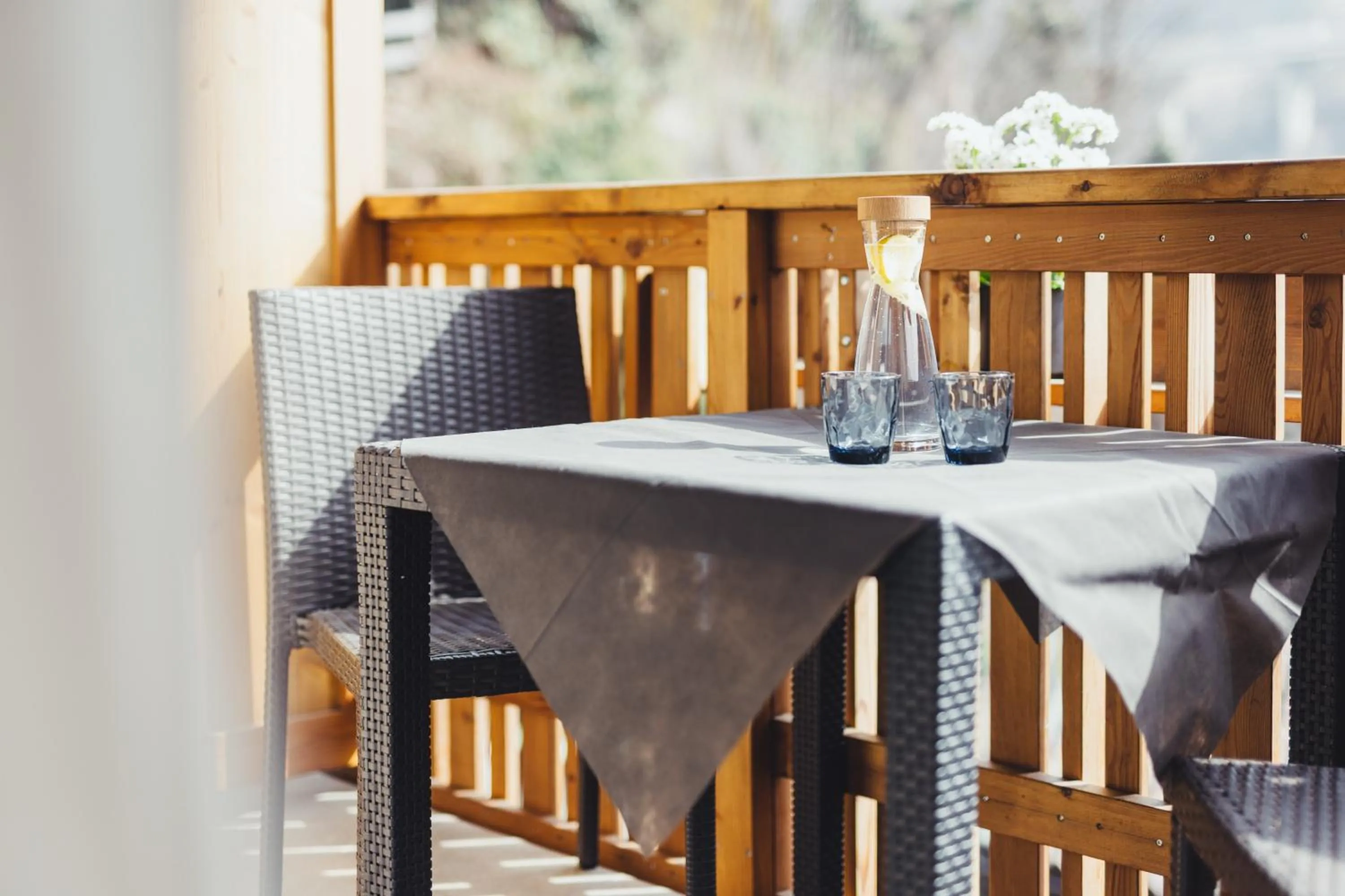 Balcony/Terrace in Hotel Schmuckhof