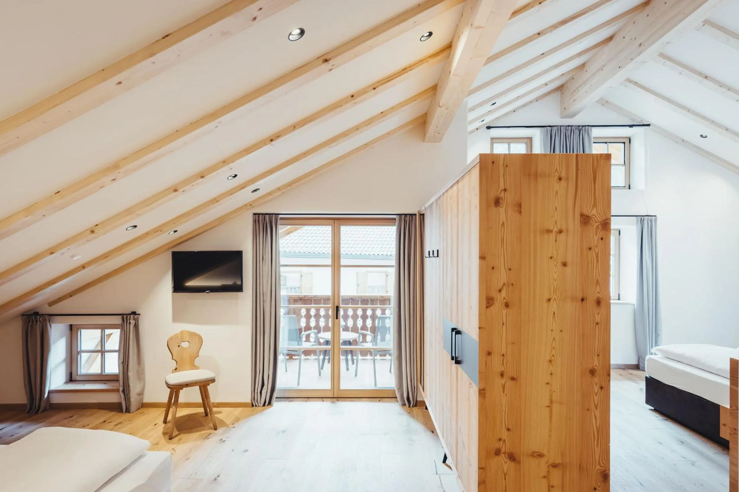 Bed in Hotel Schmuckhof