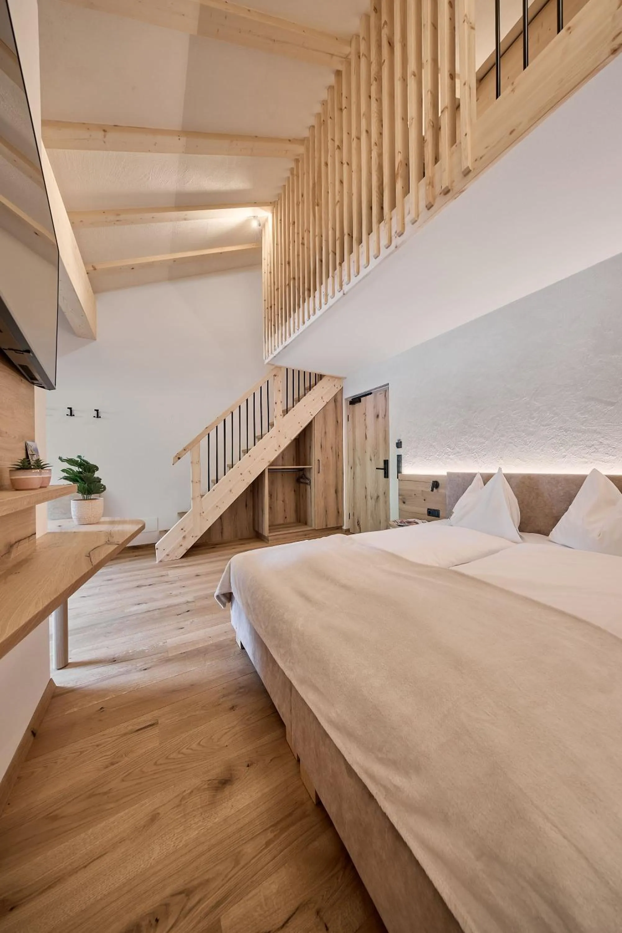 Bed in Hotel Schmuckhof