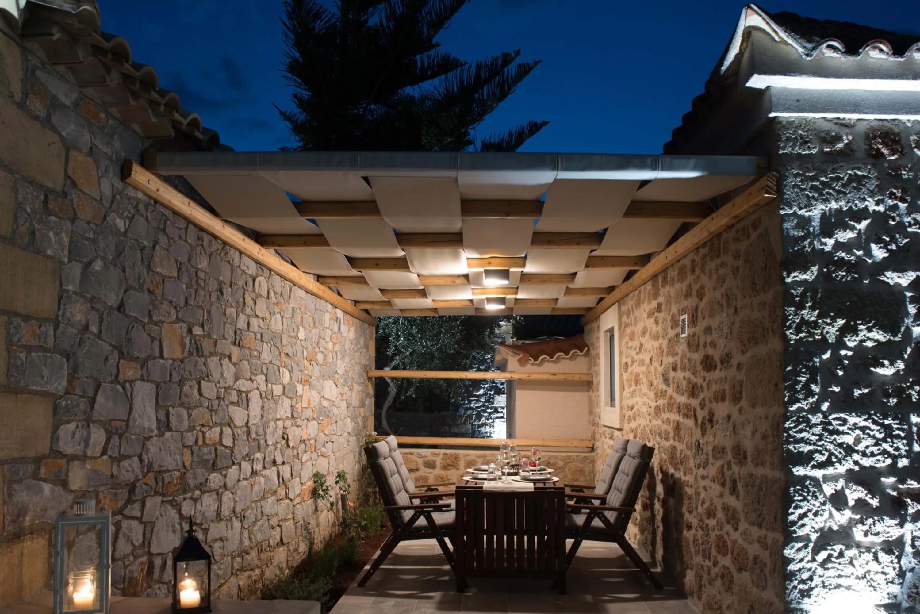 Balcony/Terrace in Calme Suites Mani