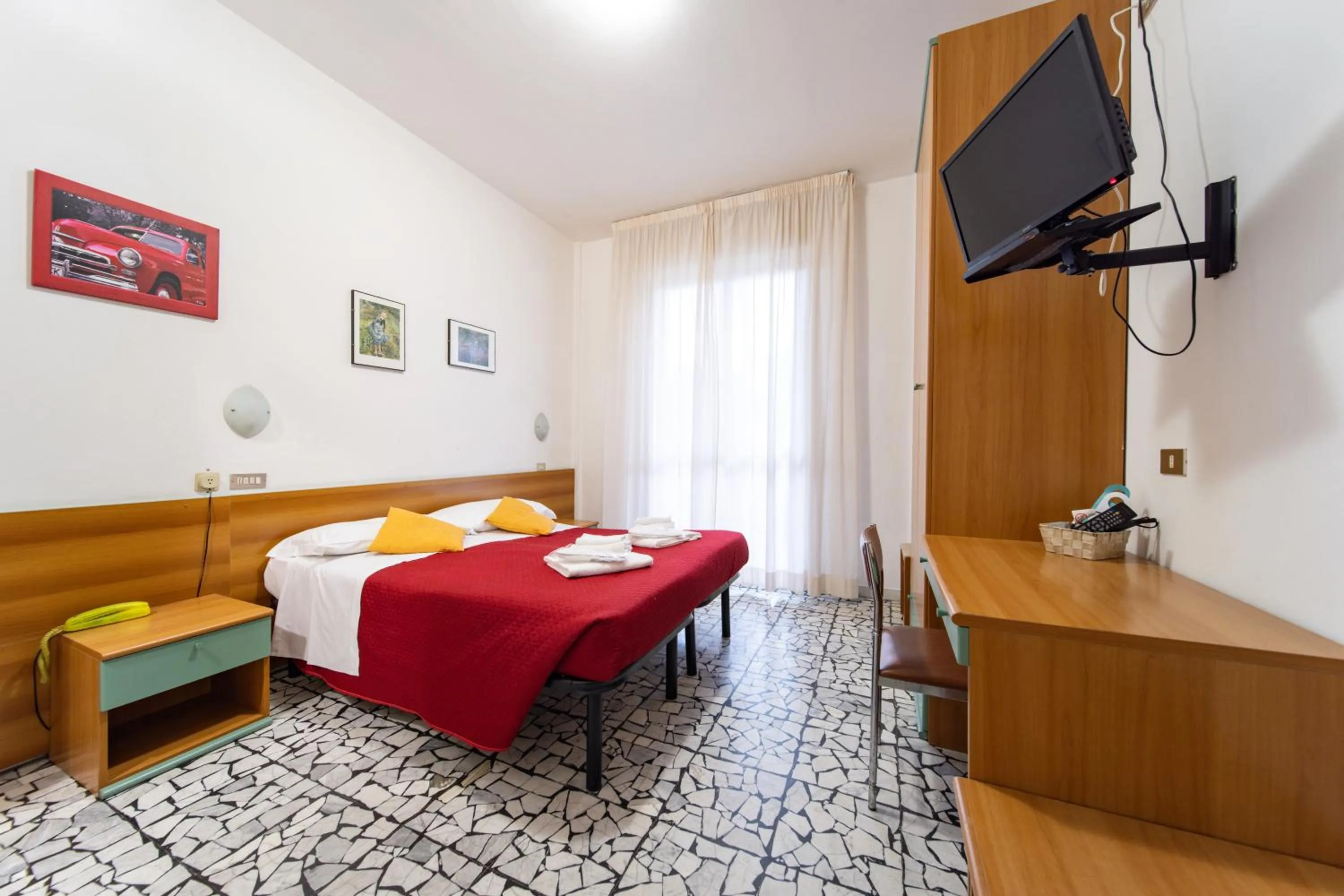 Bed in Hotel Cortina