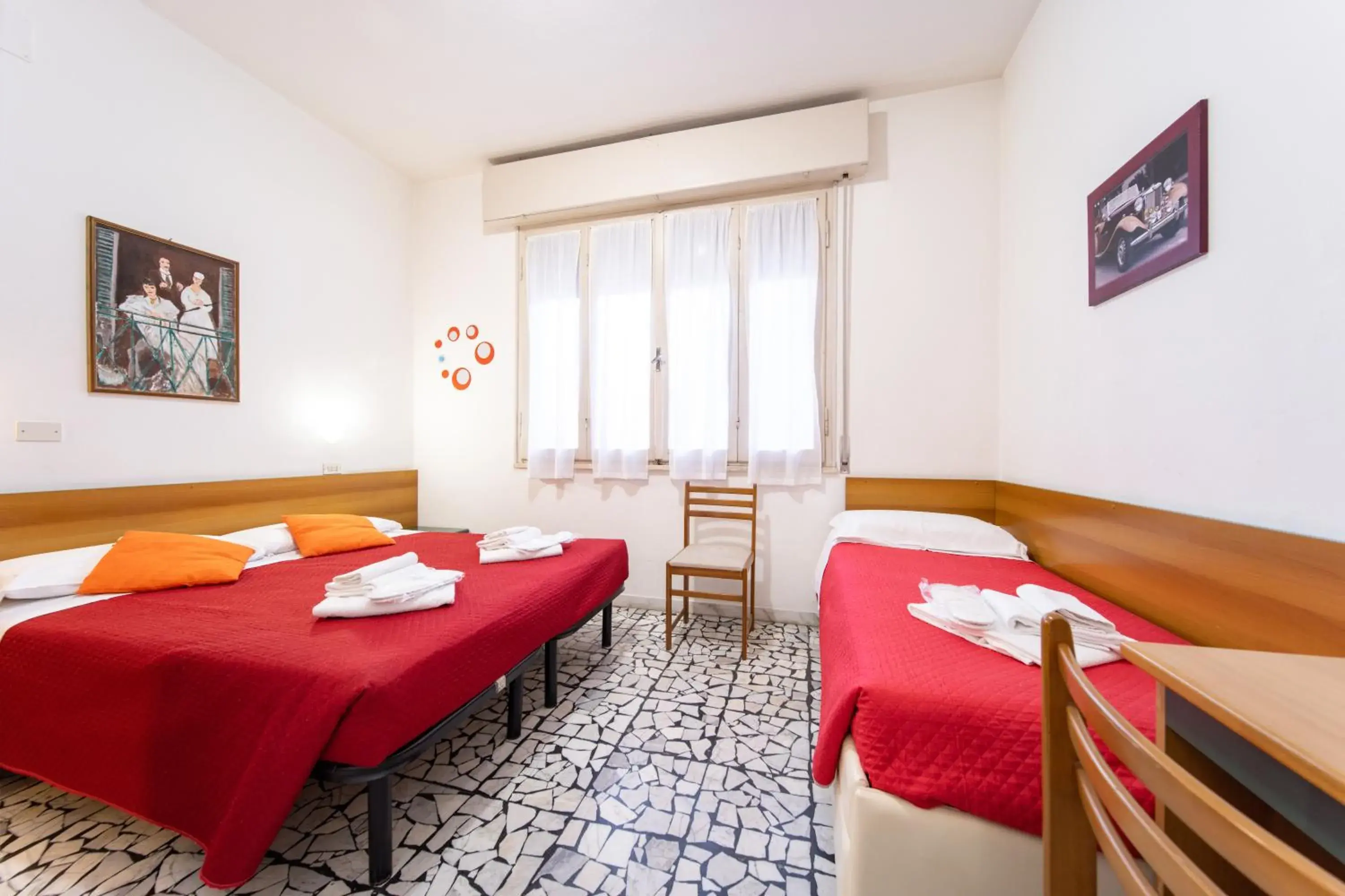 Bed in Hotel Cortina Bed in Hotel Cortina