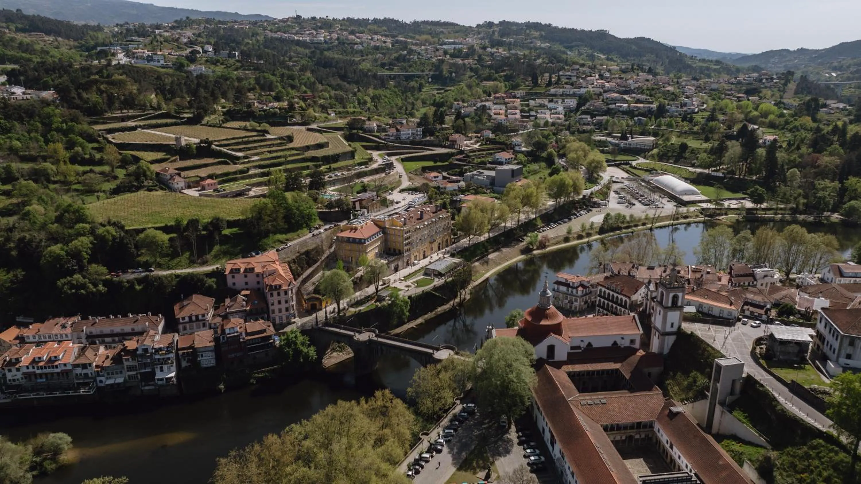 Bird's eye view in Casa da Calçada