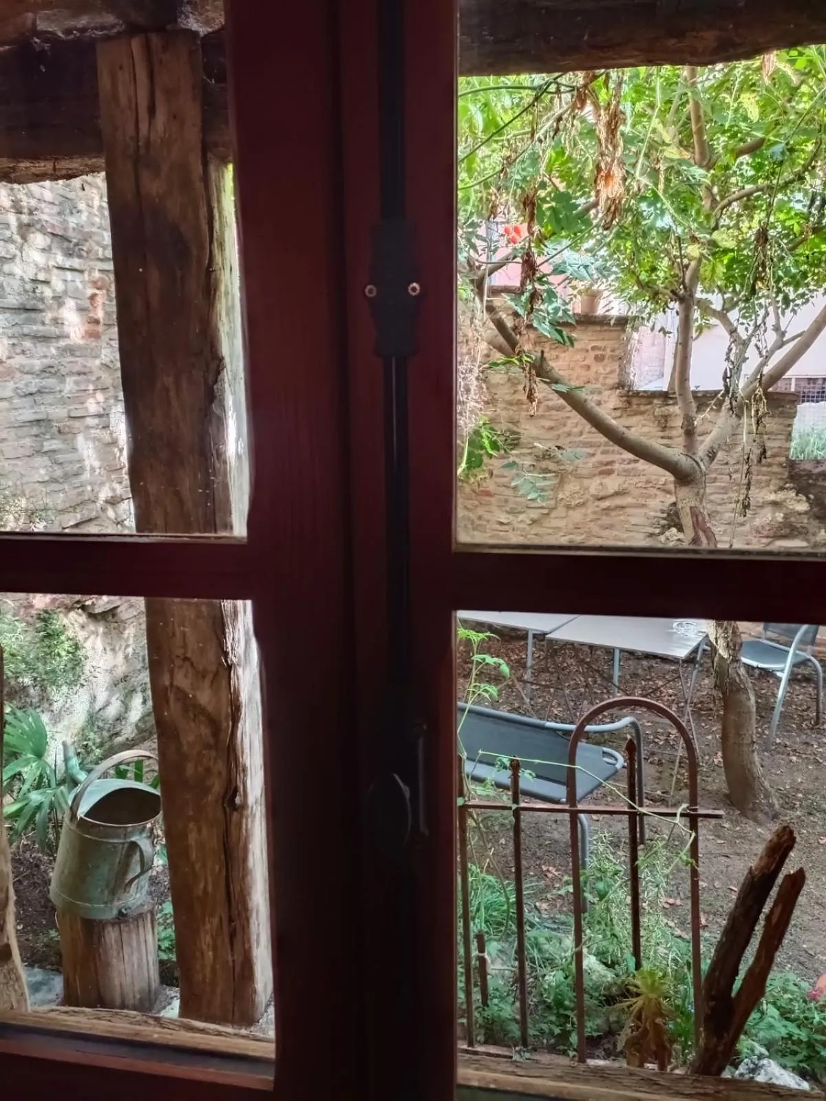 Garden view in La lauze et l'anguille