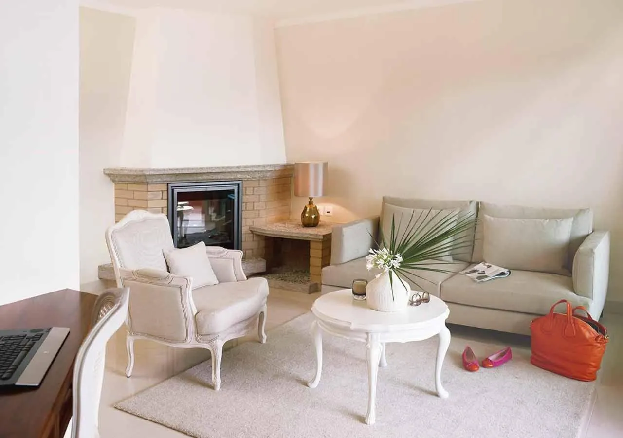 Living room in Villa Orselina - Small Luxury Hotel